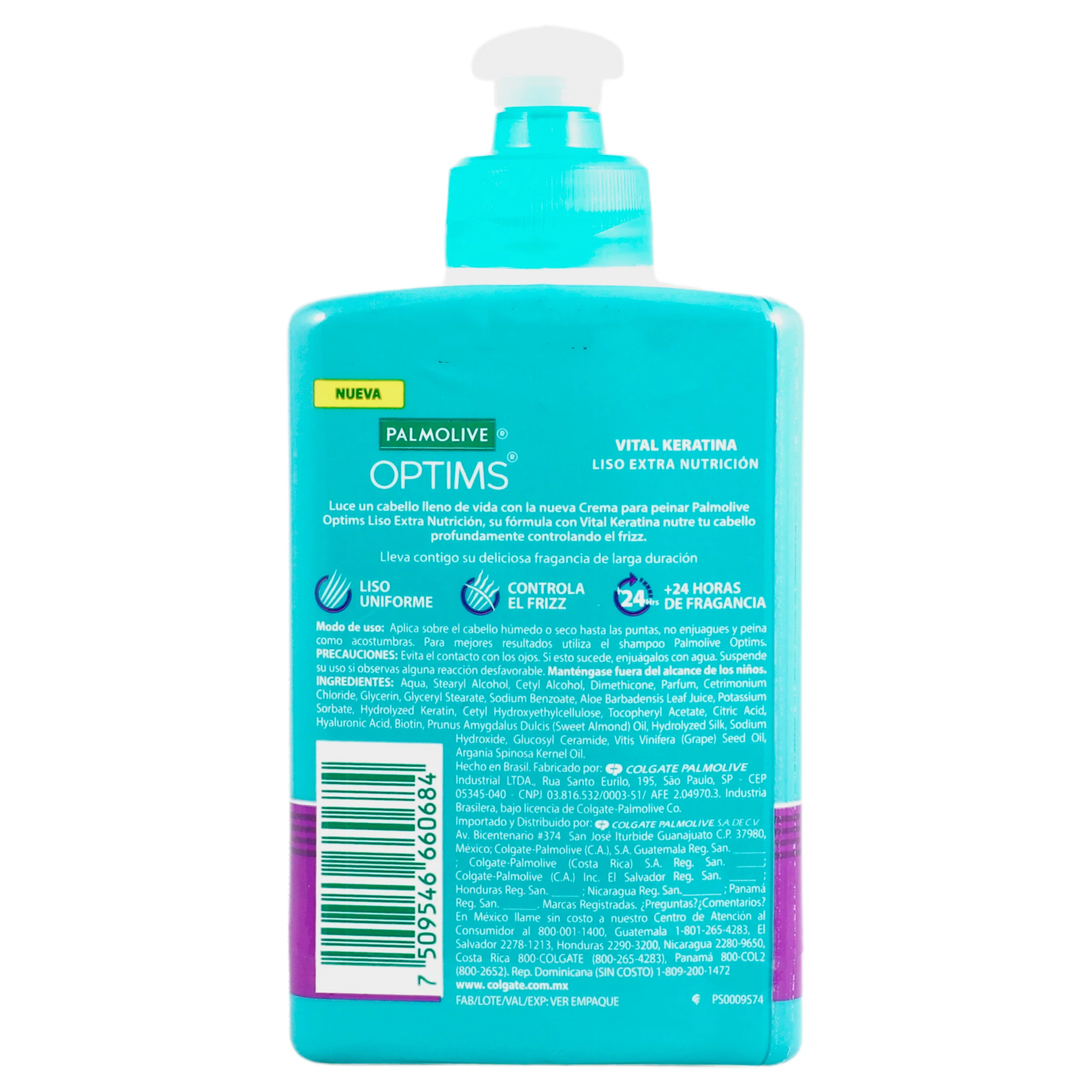 Crema Palmolive Optims Para Peinar Liso 150Ml - Image 4