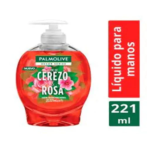 Jabon Liquido Palmolive Flor De Cerezo Rosa 221 Ml