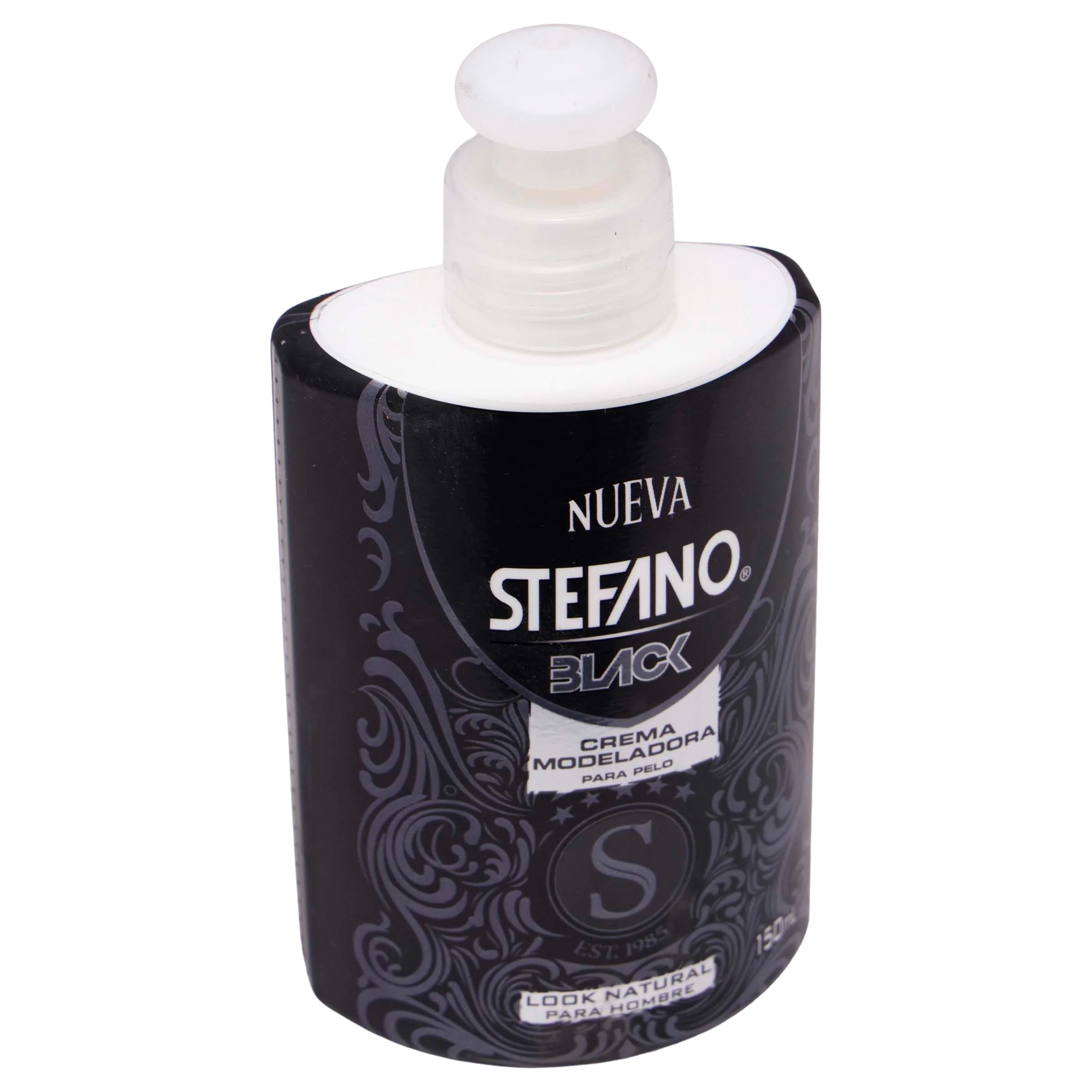 Crema Para Peinar Stefano Black M-Pel Hombre 150Ml - Image 3