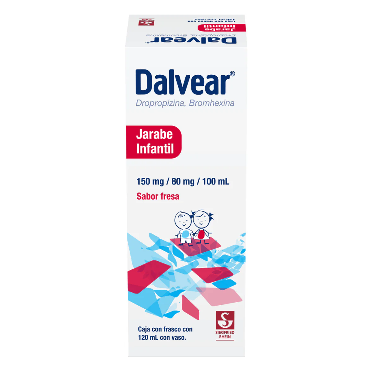 Dalvear Infantil 150 Mg / 80 Mg - Jarabe Sabor Fresa 120 Ml (Dropropizina Y Bromhexina) - Image 4