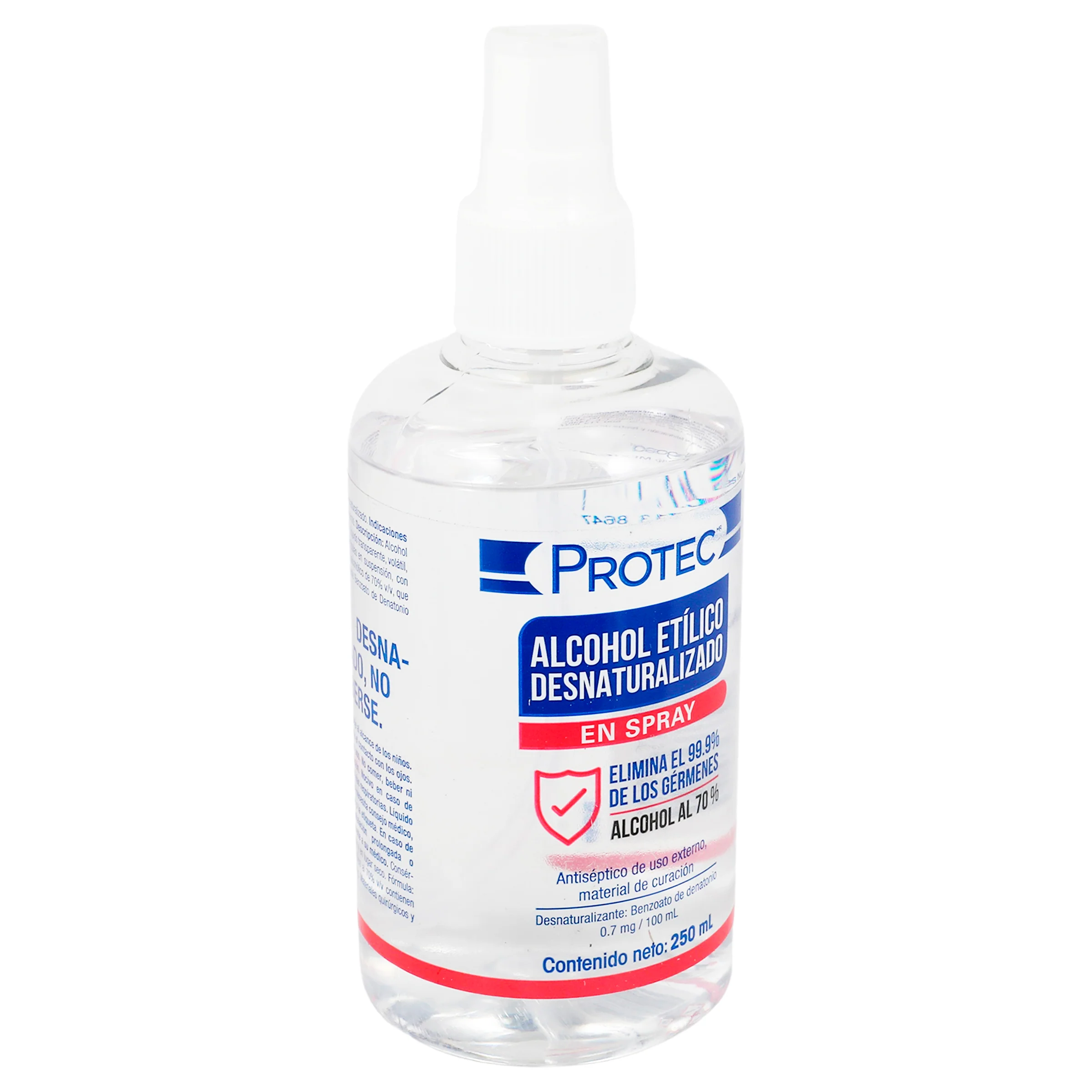 Alcohol Desnaturalizado Spray 250 Mililitros - Image 2