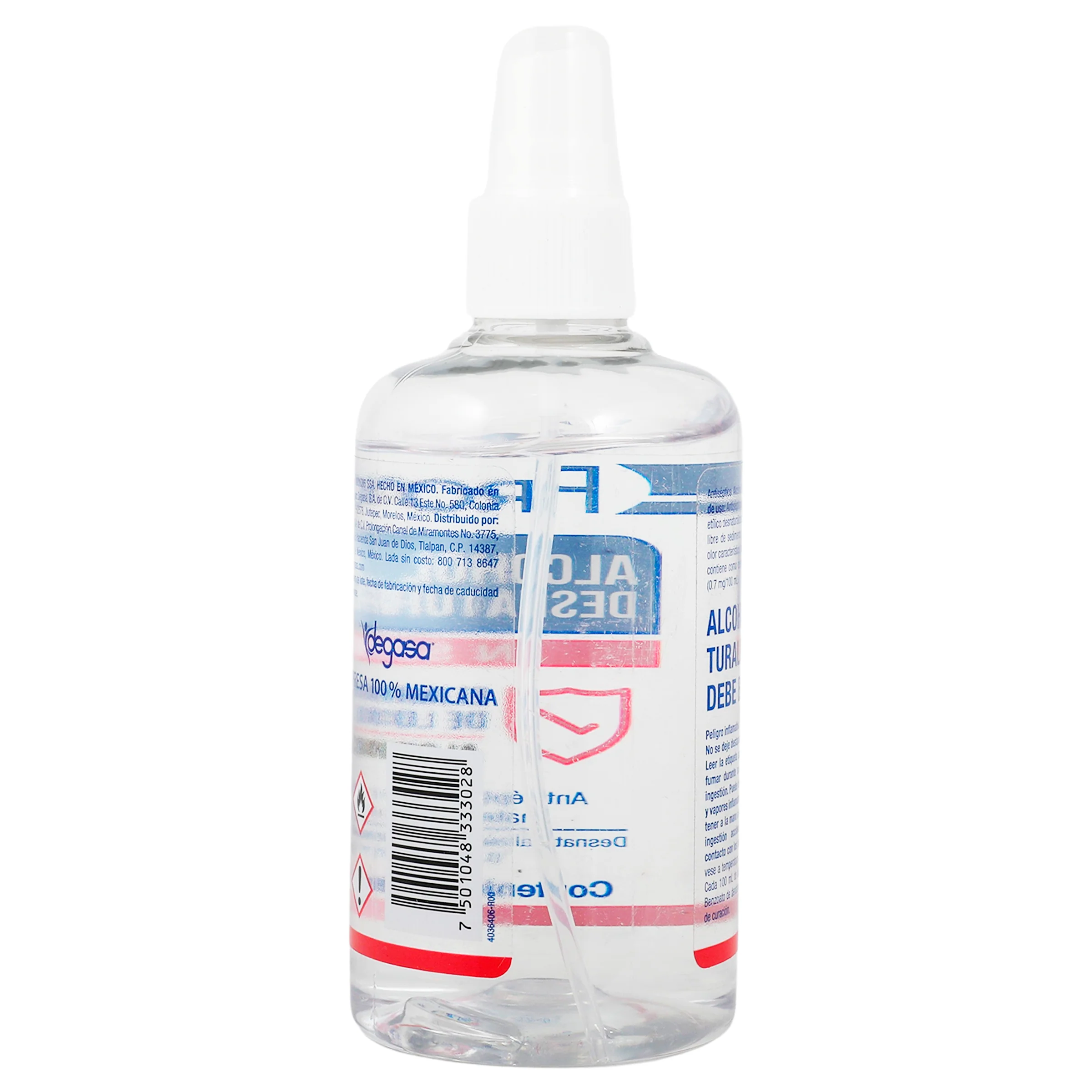 Alcohol Desnaturalizado Spray 250 Mililitros - Image 5