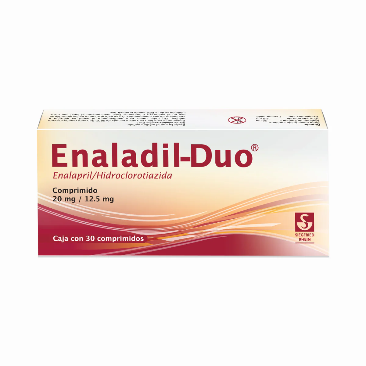 Enaladil Duo 20 Mg / 12.5 Mg - Caja Con 30 Comprimidos (Enalapril Y Hidroclorotiazida) - Image 4