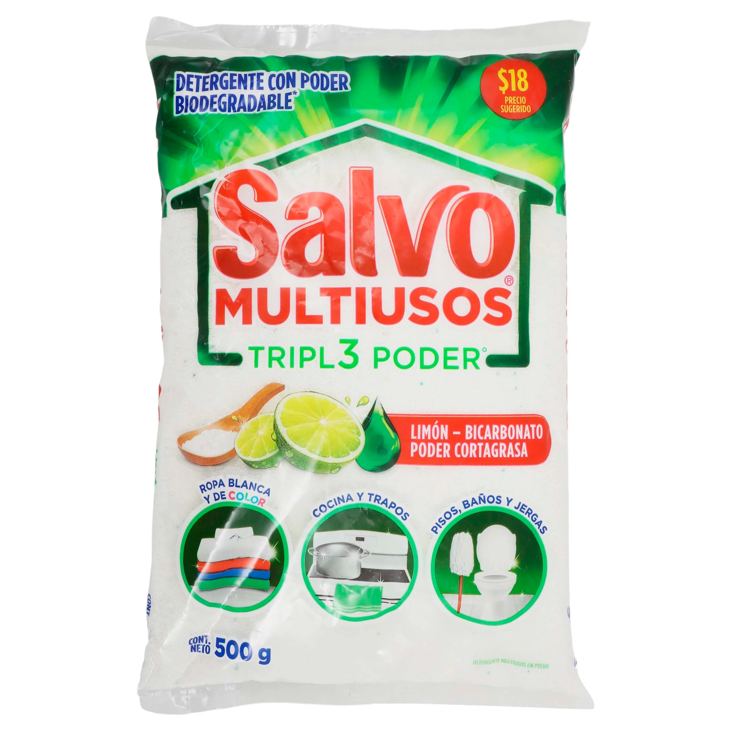 Salvo Multiusos Triple Poder 500 Gr
