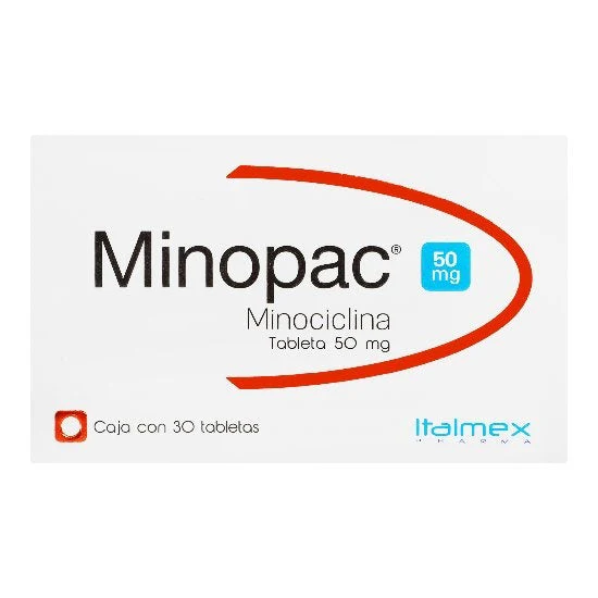 Minopac 50 Mg Con 30 Tabletas