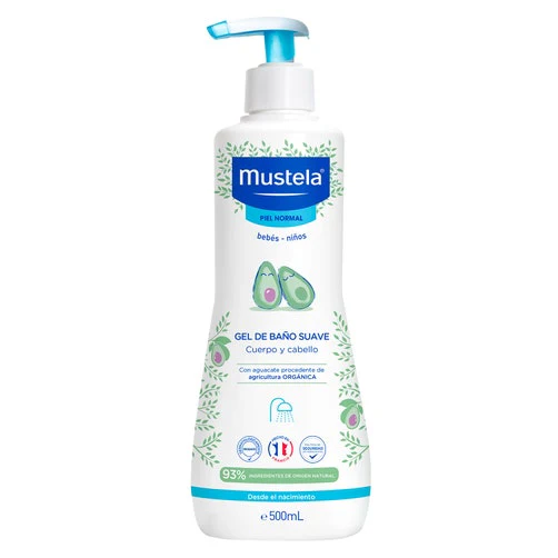 Gel Mustela Bano Suave Para Piel Normal Bebe 500 Ml