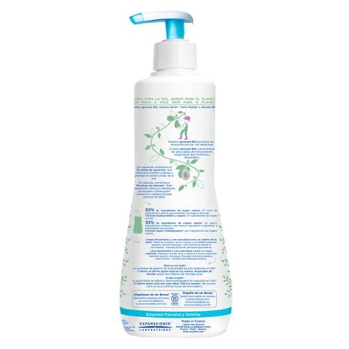 Gel Mustela Bano Suave Para Piel Normal Bebe 500 Ml - Image 3