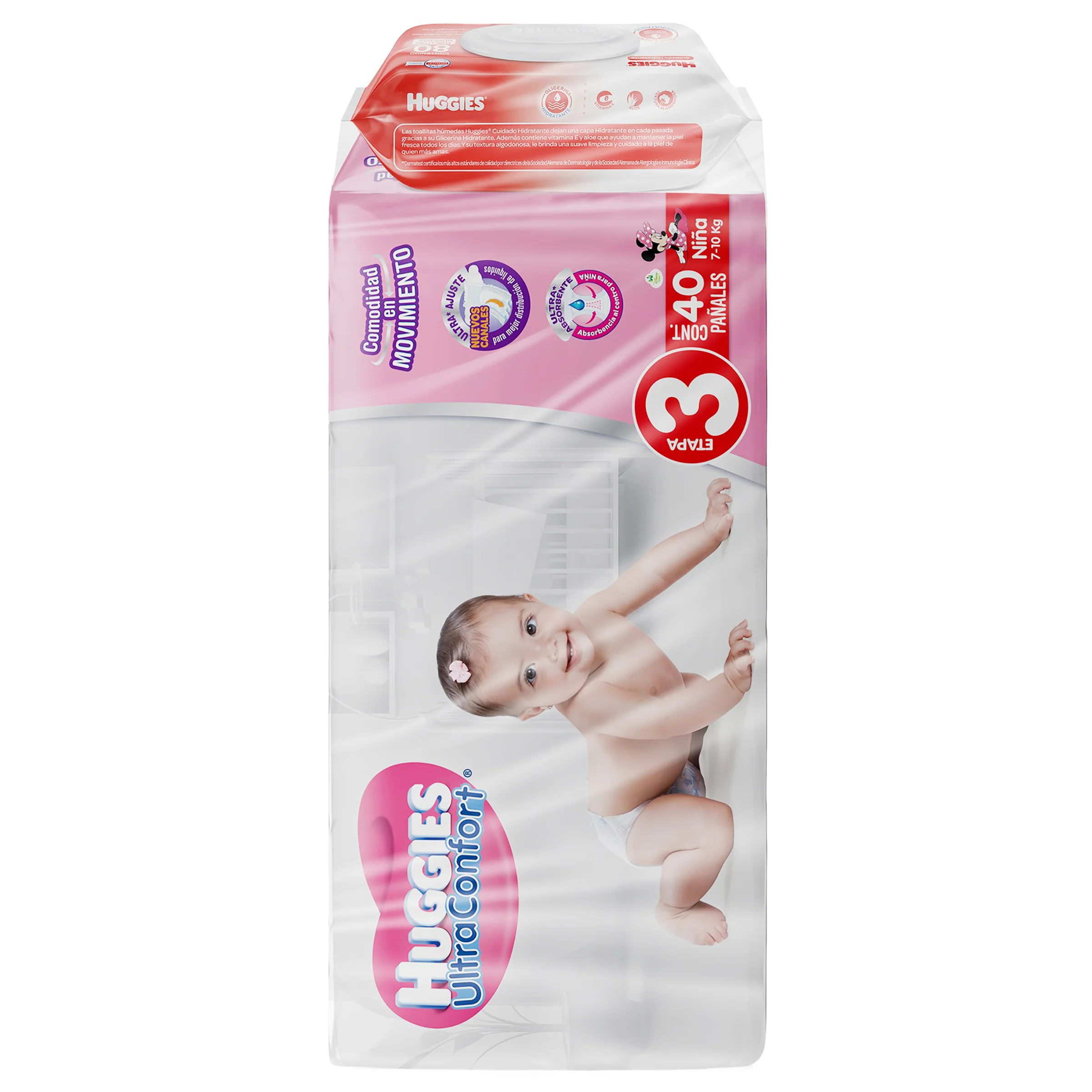 Pañal Huggies Ultra Conf Niña Con 40 Etapa 3 +Tas Hum - Image 5