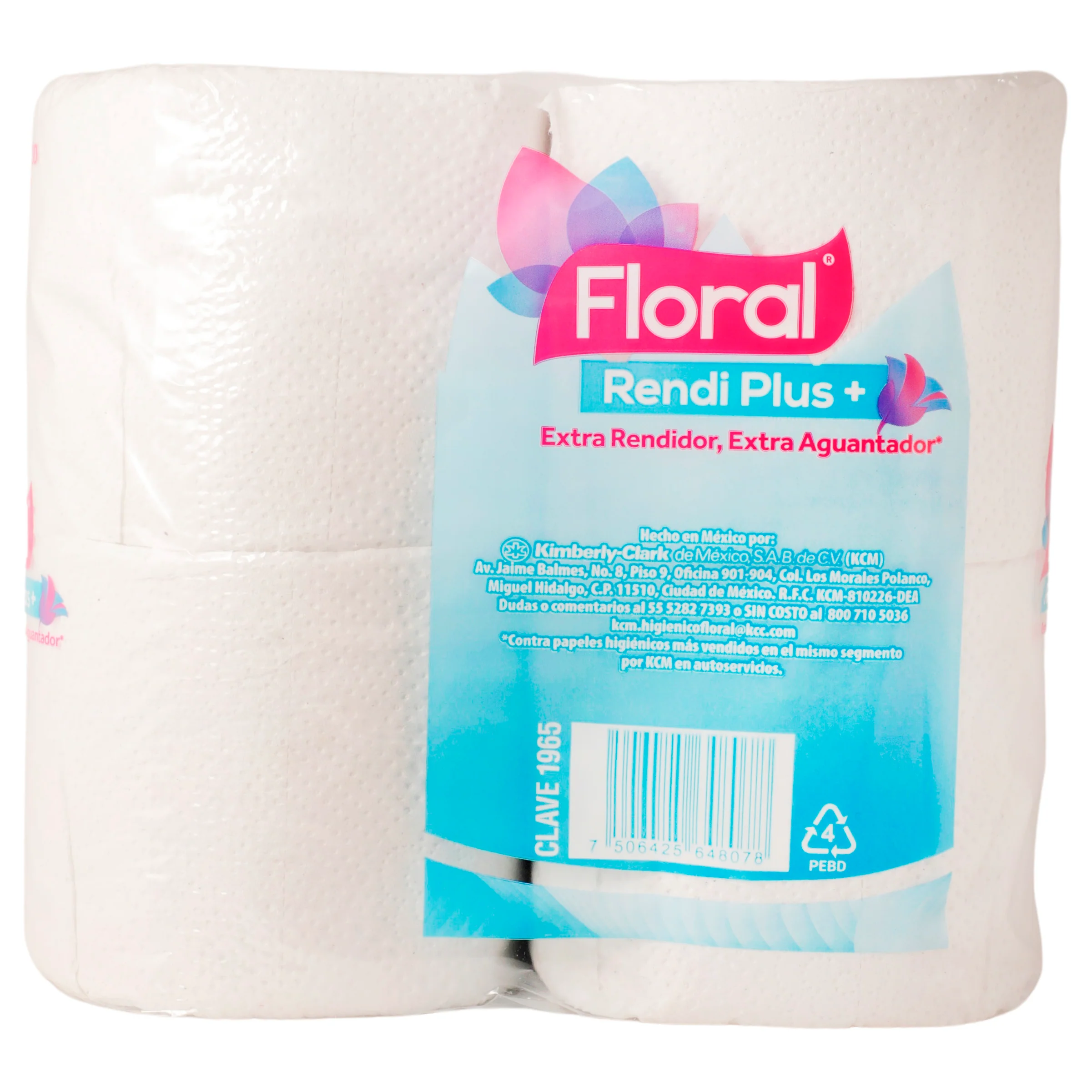 Papel Higienico Floral Rendi Plus + Con 4 Piezas - Image 7