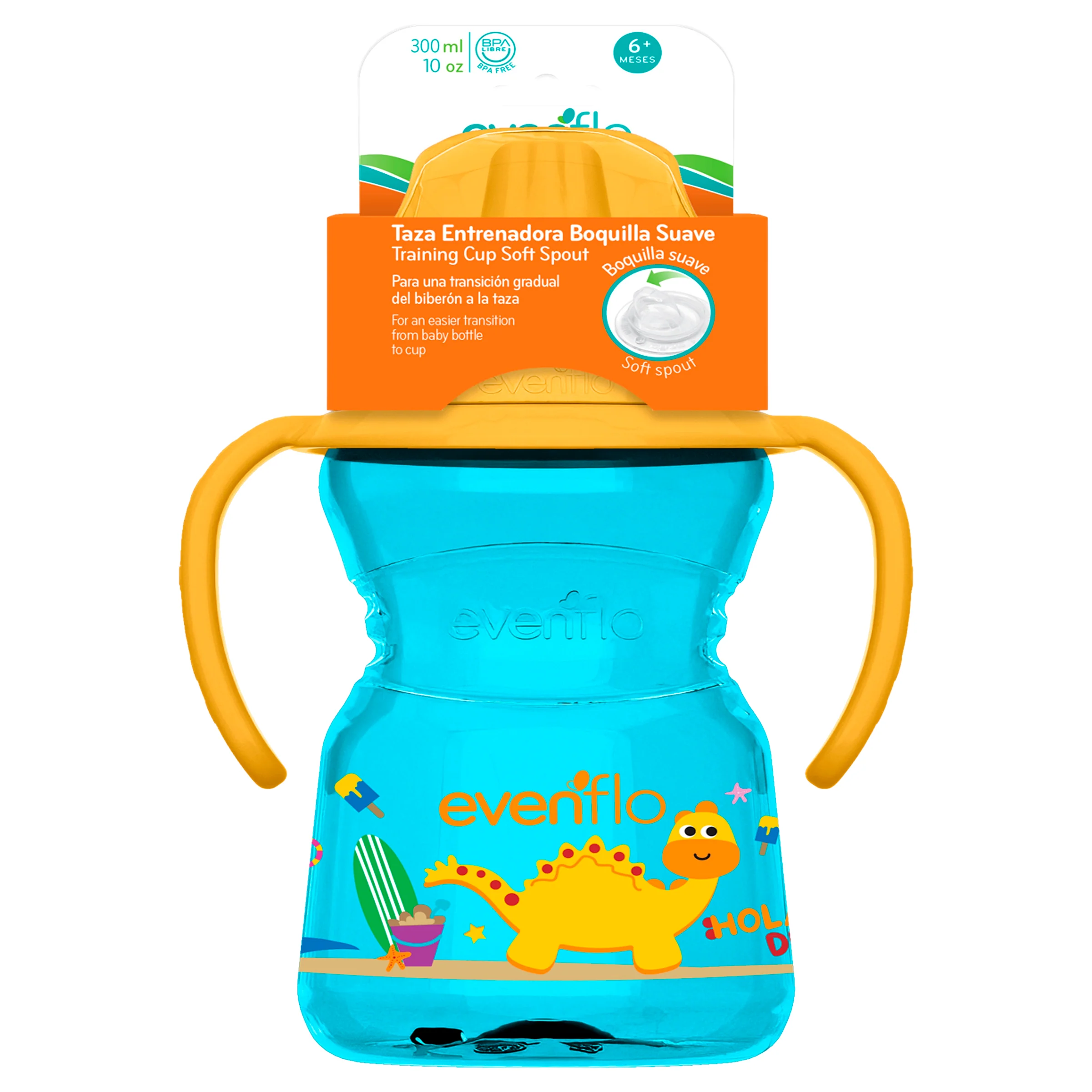 Taza Entrenador Evenflo F-Pla B-Sve 10 0Z