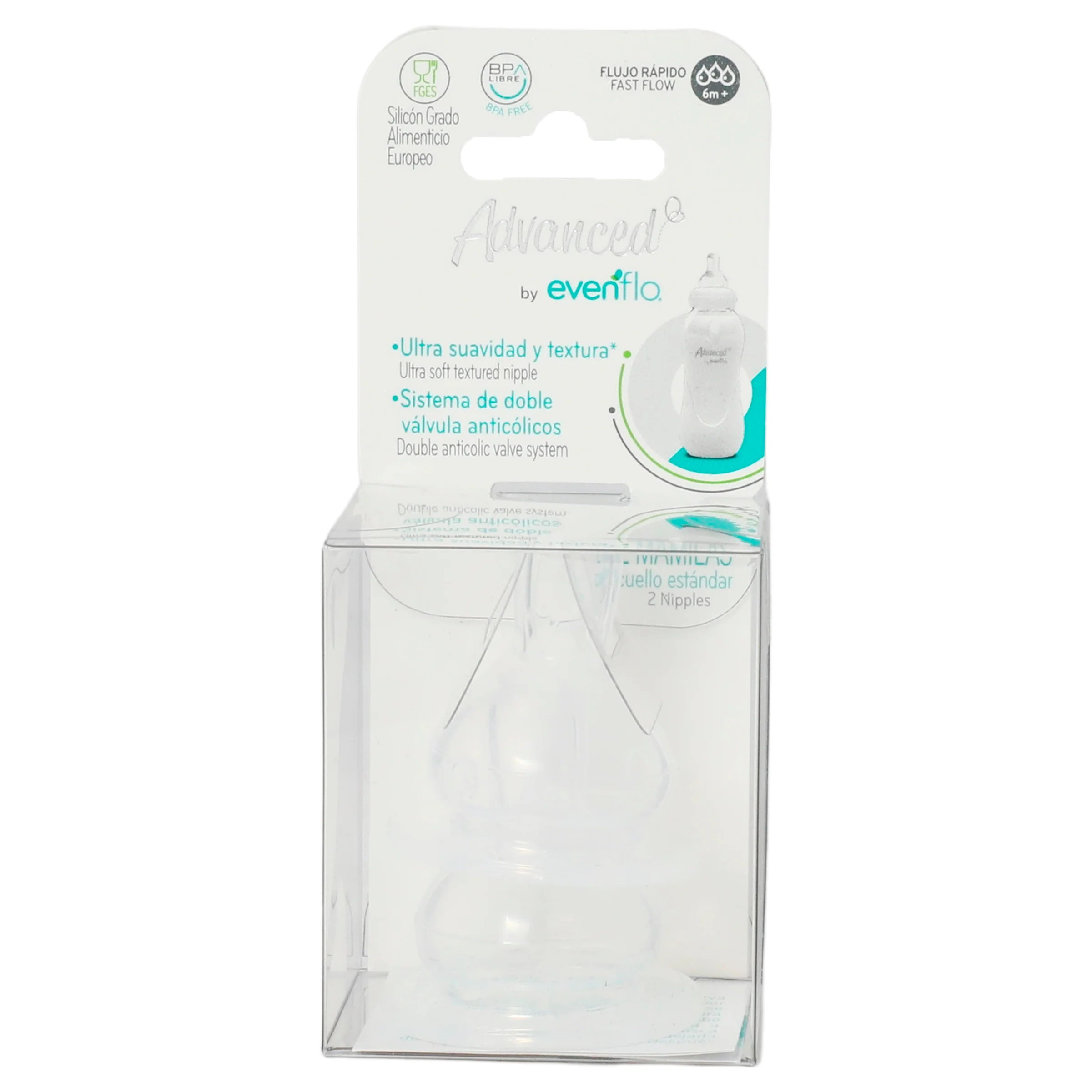 Mamila Advanced Light Flujo Rapido Con 2