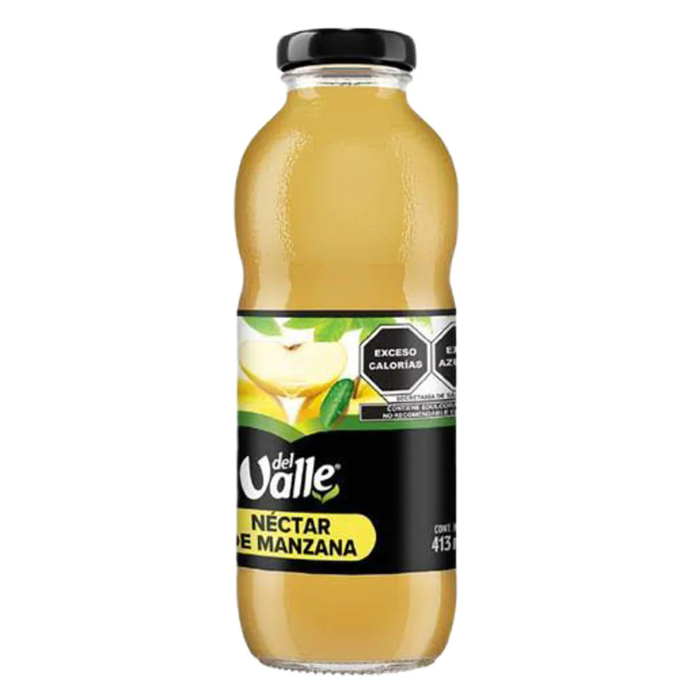 Jugo Del Valle Manzana 413 Ml Vidrio