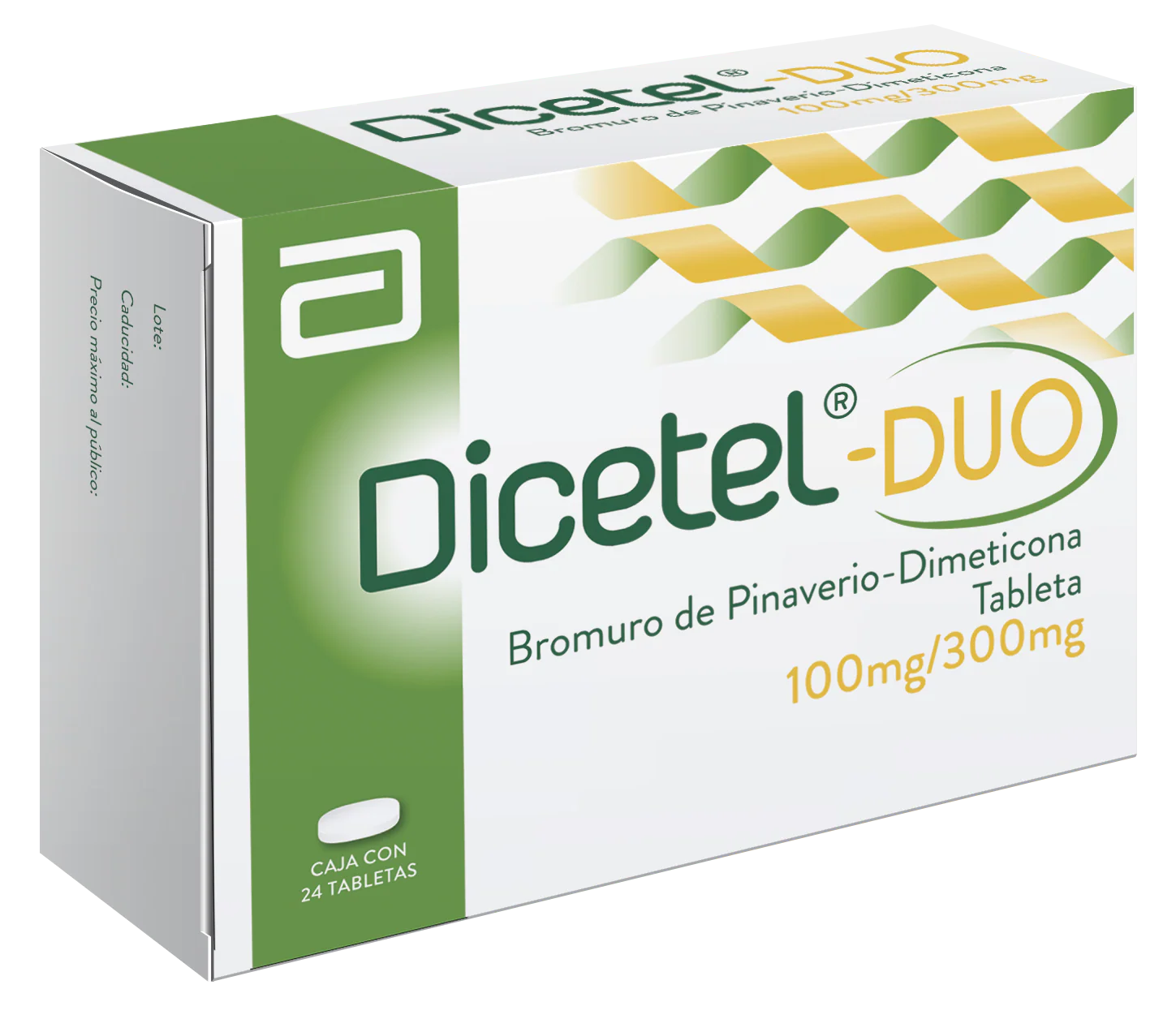 Dicetel-Duo 100/300 Mg Con 24 Tabletas