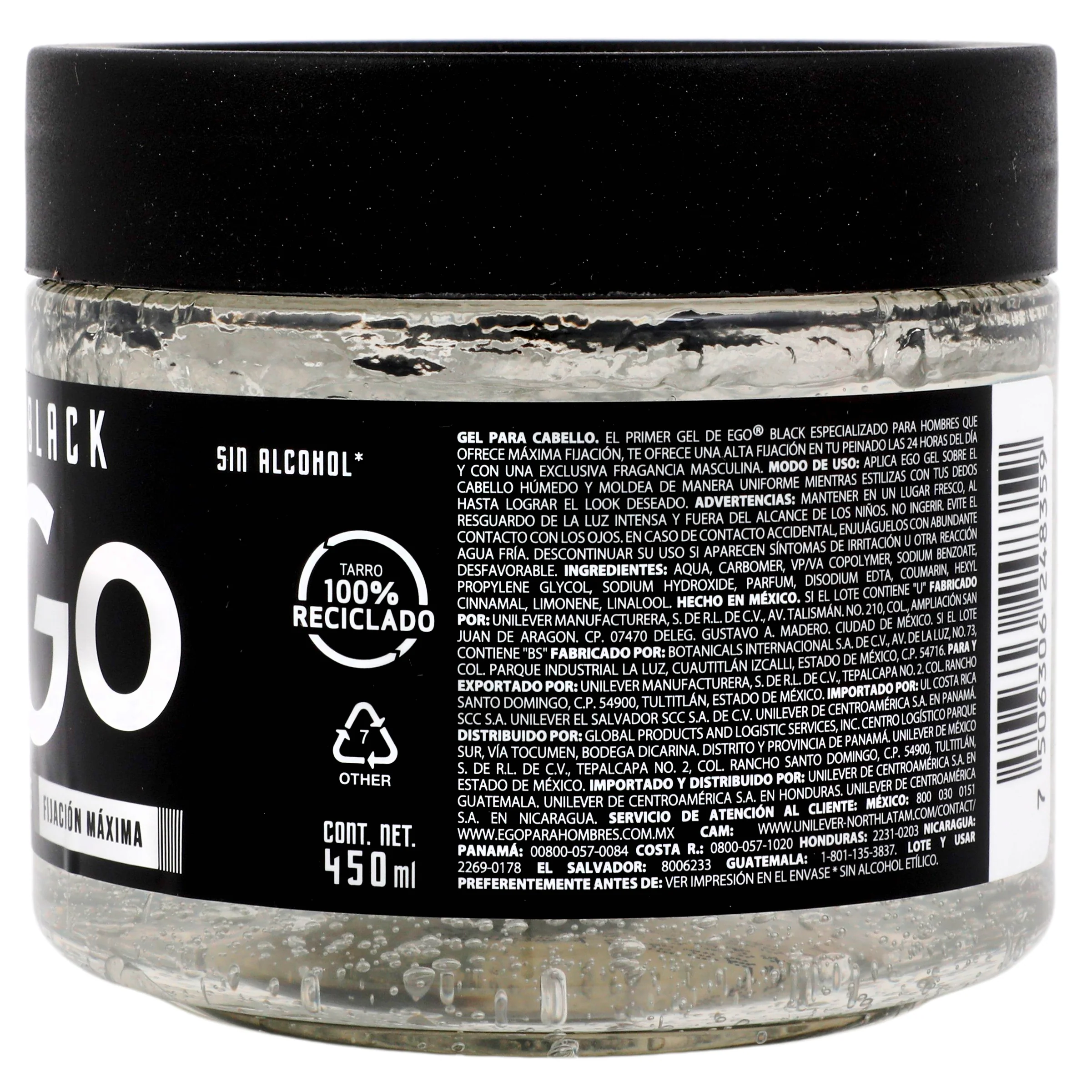 Gel Ego Black 24Hr Fij-Max 450 Ml - Image 5