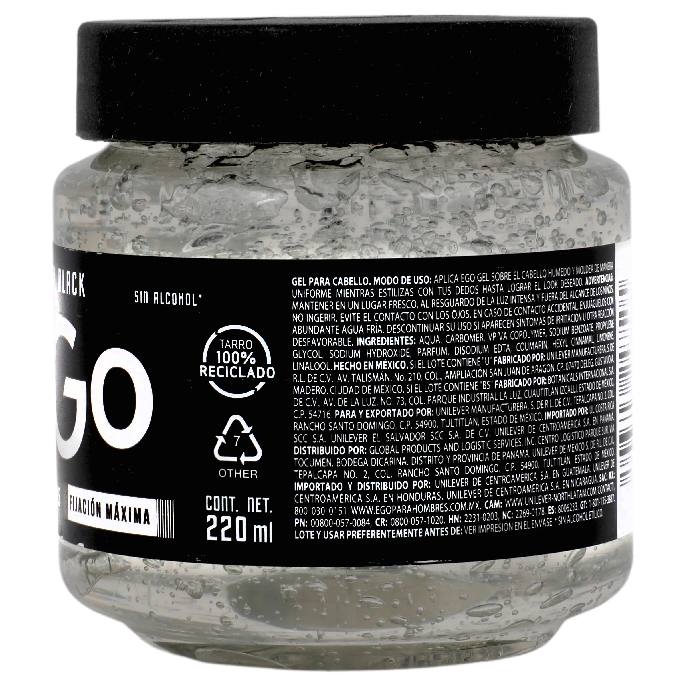 Gel Ego Black 24 Horas Fijacion Maxima 220 Ml - Image 5