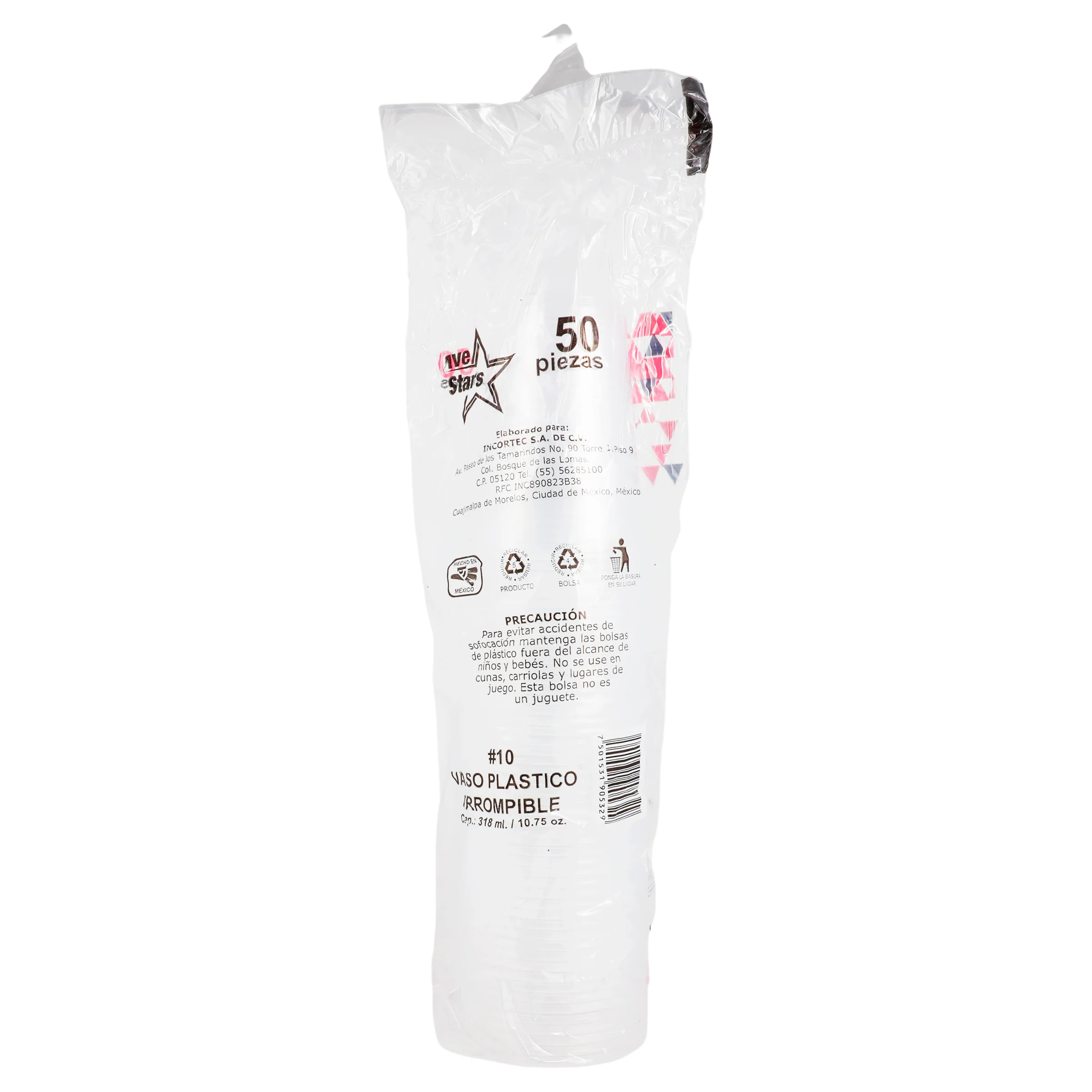 Vaso Five Stars Plast 10 Con 50 Piezas - Image 4