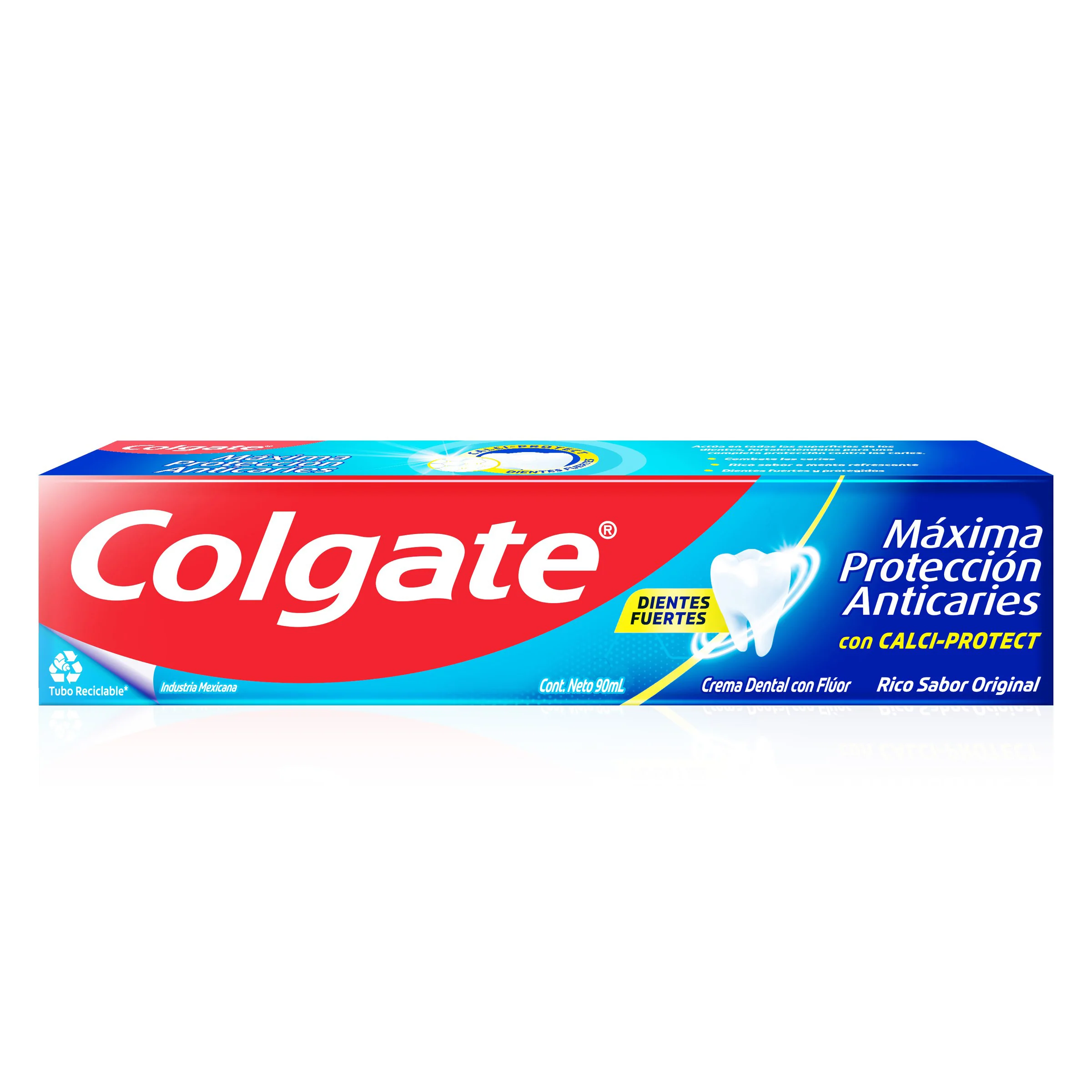 Crema Dental Colgate Mfp Con Calcio Proteccion Anti Caries 90 Ml