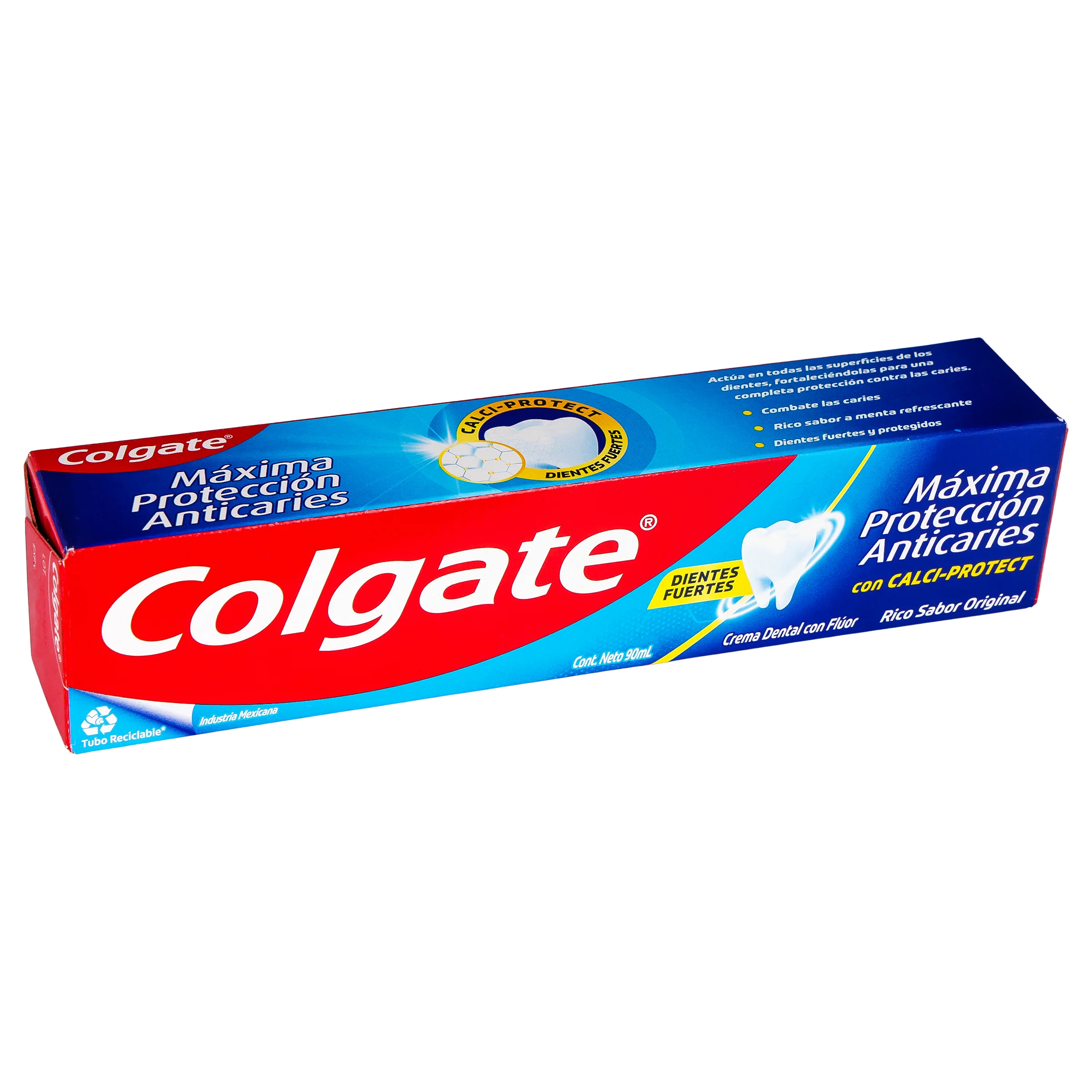 Crema Dental Colgate Mfp Con Calcio Proteccion Anti Caries 90 Ml - Image 4