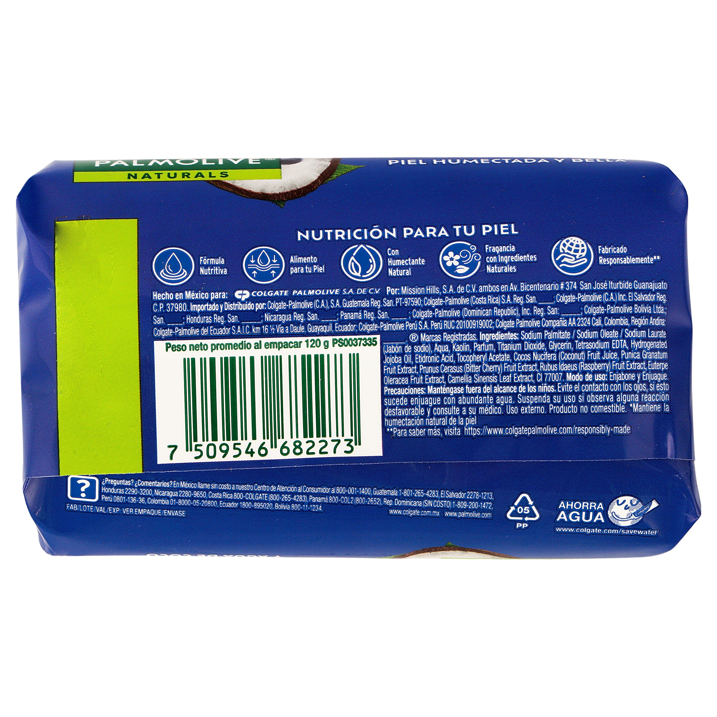 Jabon Palmolive Natural Fruto-A Coco 120 Gramos - Image 7