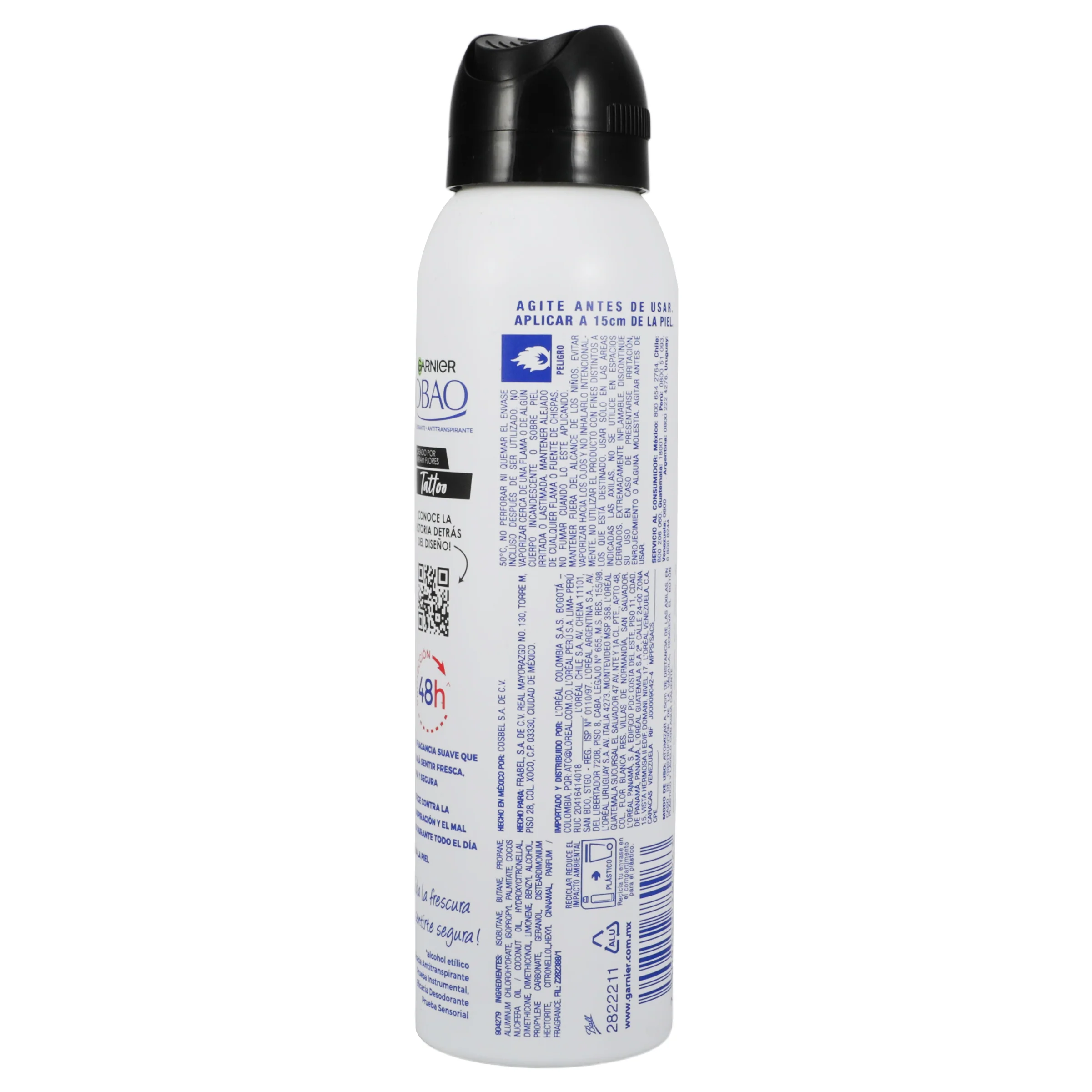 Desodorante Obao Wom Tattofres Spray 150 Ml - Image 2