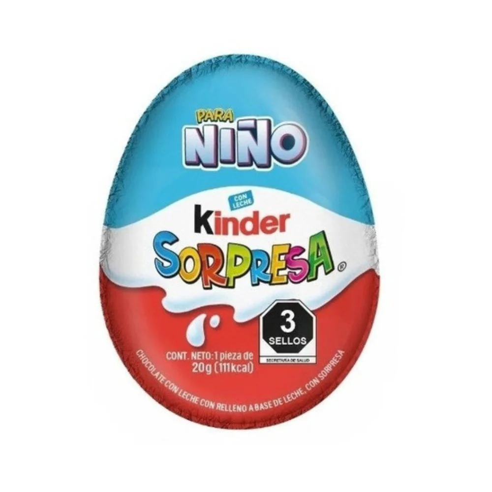 Chocolate Kinder Sorpresa P/Niño 20 G Pieza