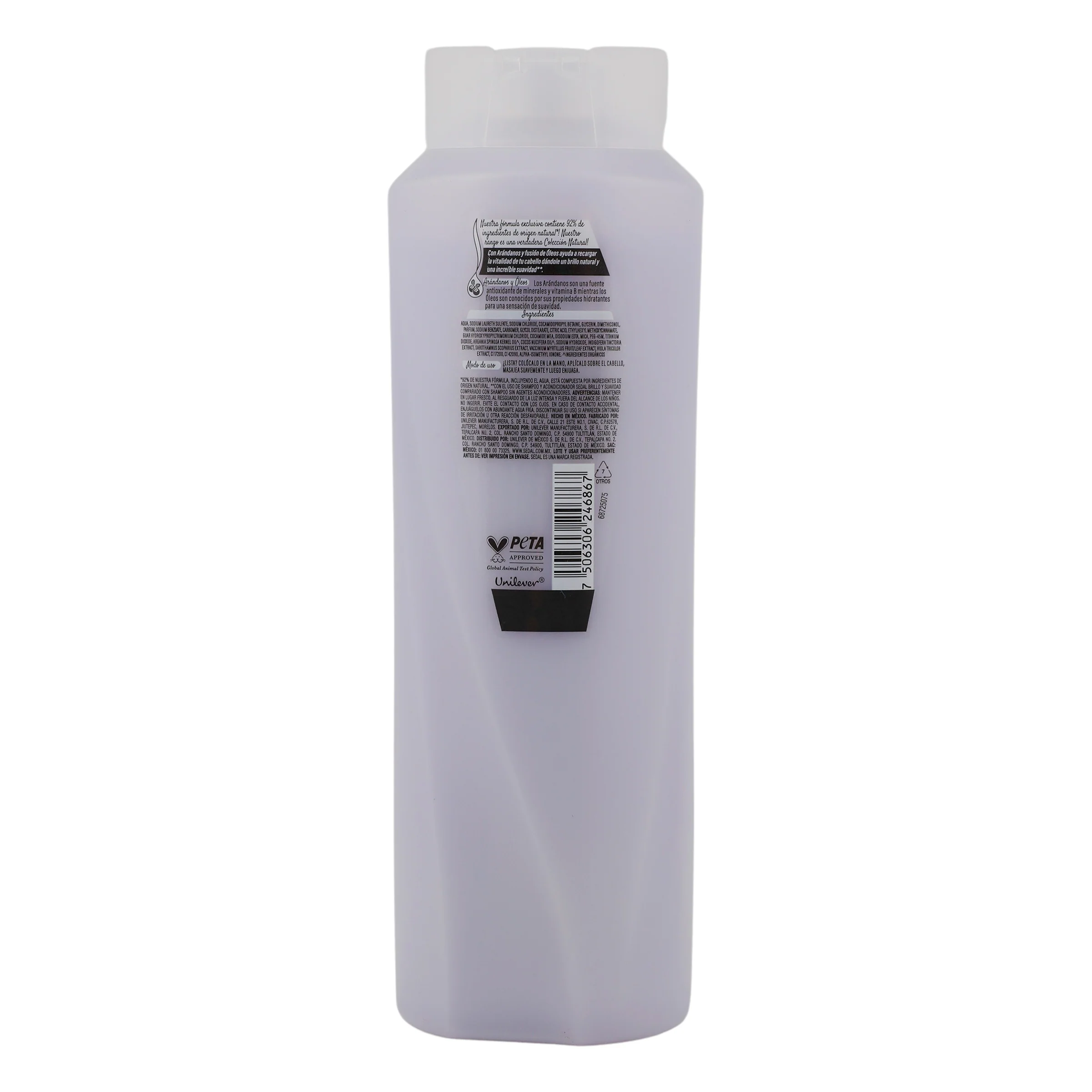 Shampoo Sedal Brillo Suavidad Arandano Y Oleo 620 Ml - Image 7