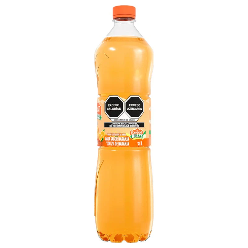 Agua Bonafont Juizzy Naranja Fresca 1 Litro - Image 3