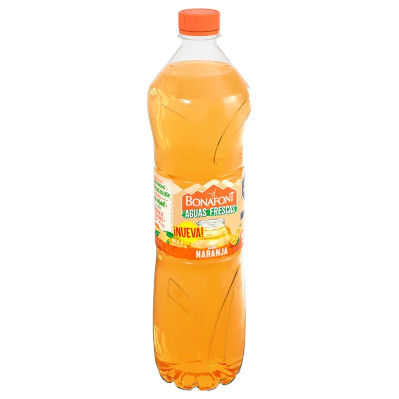 Agua Bonafont Juizzy Naranja Fresca 1 Litro - Image 5