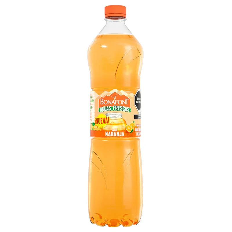 Agua Bonafont Juizzy Naranja Fresca 1 Litro - Image 6