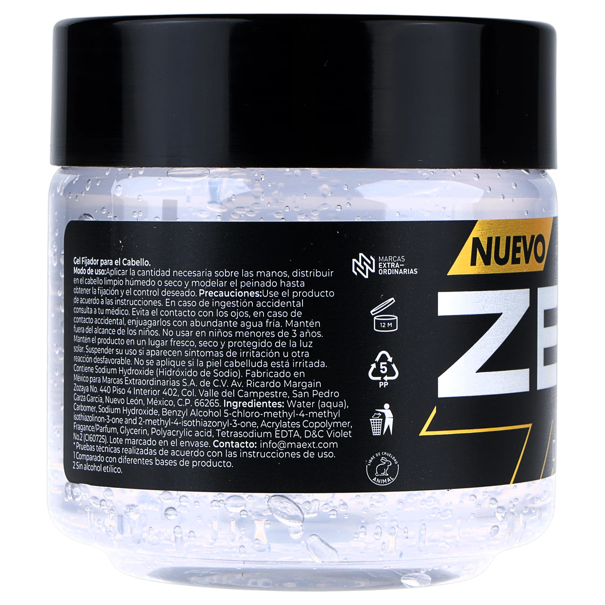 Gel Fijador Para Cabello Zeus Dark 250 Gr - Image 8