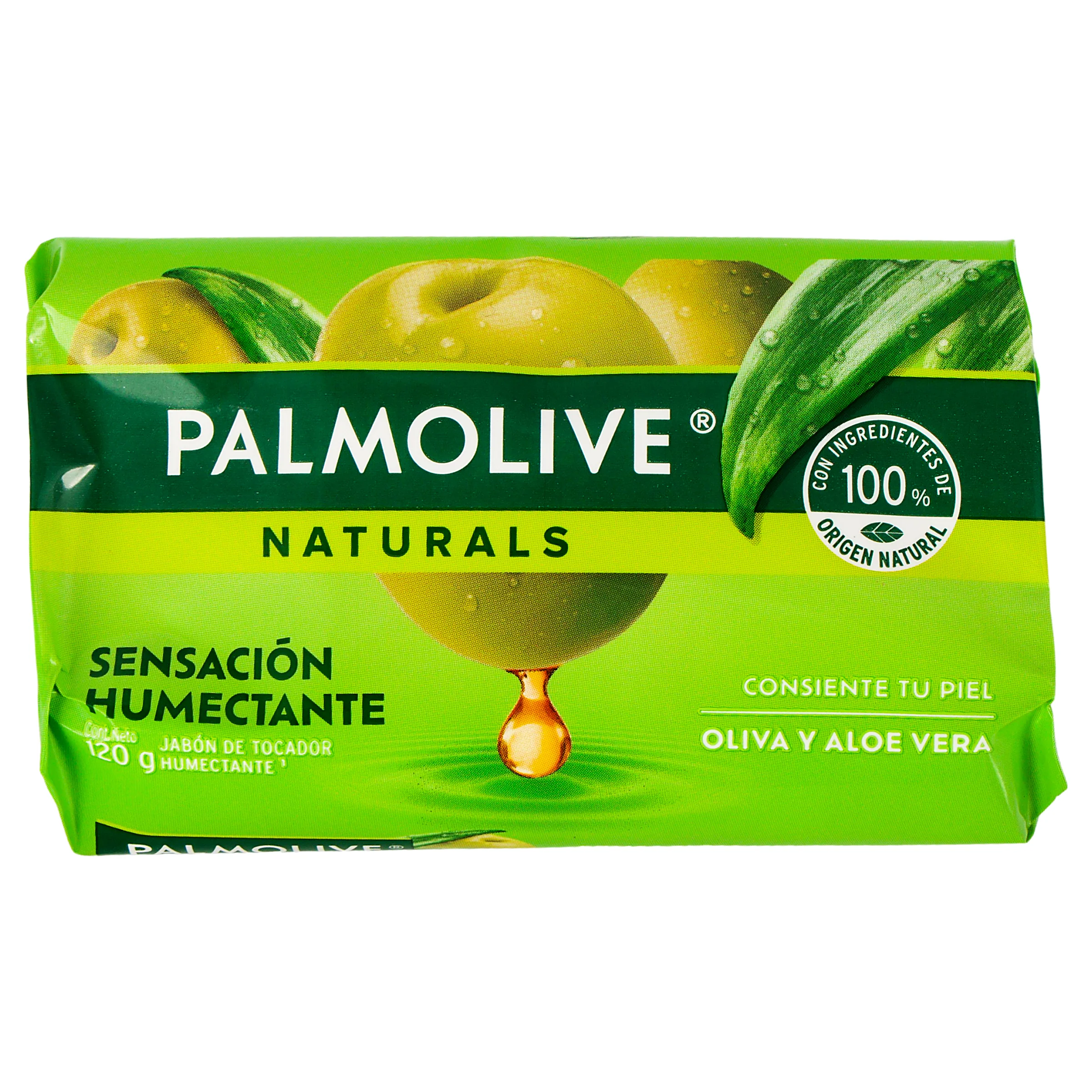Jabon Palmolive Naturals Aloe Oliva 120 G