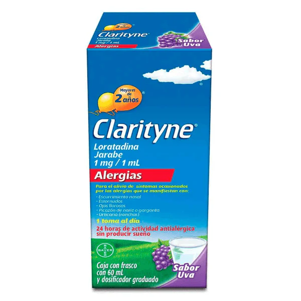 Clarityne 1 Mg Alergias Uva 60 Ml