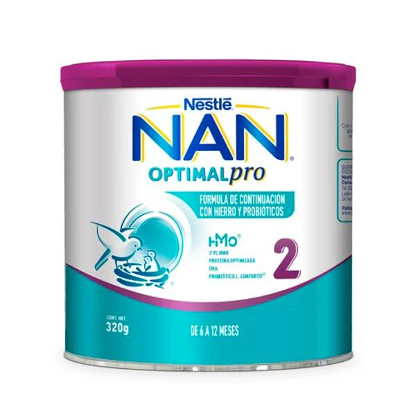 Nan 2 Optipro 6-12 Meses 320 G