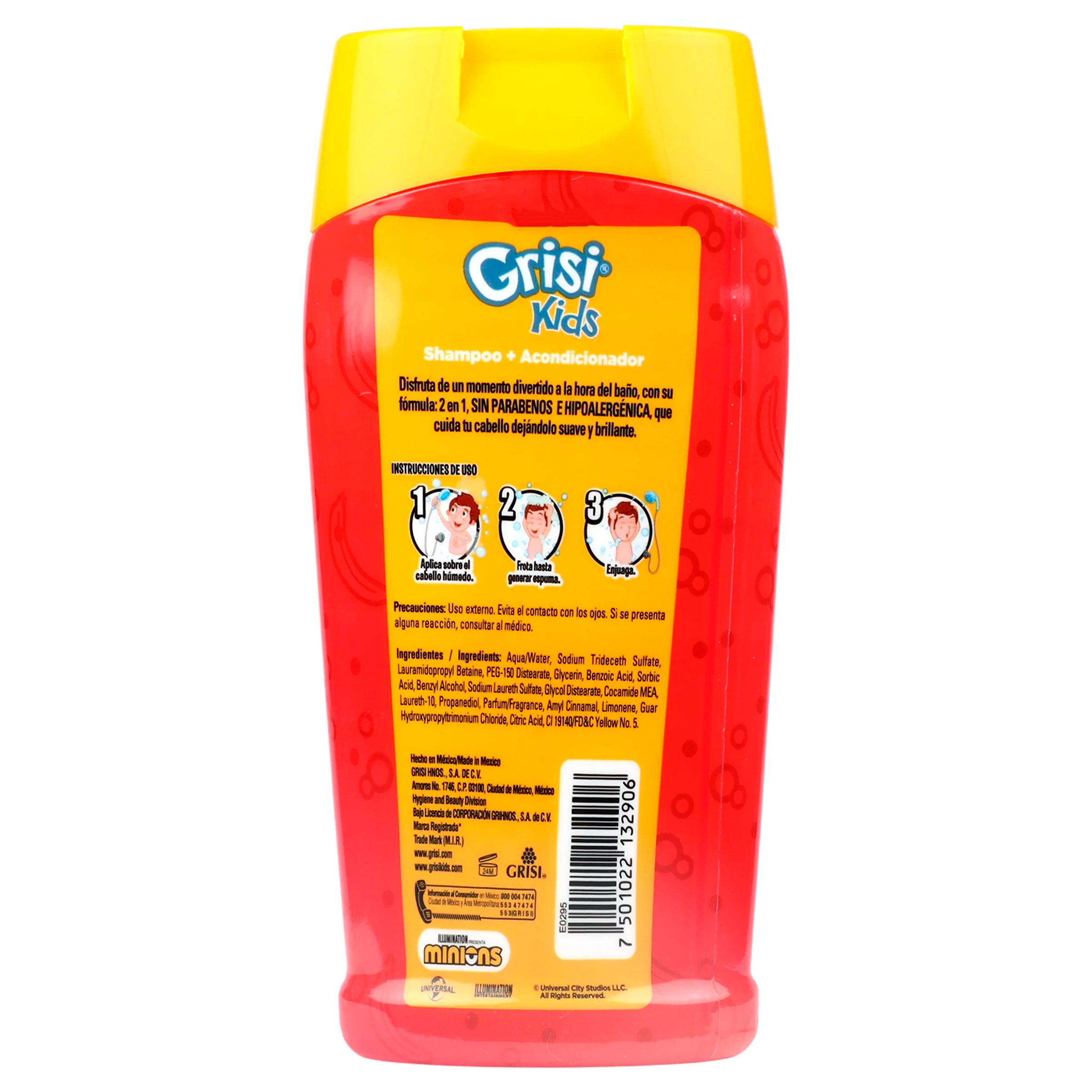 Shampoo Grisi Kids Minions 2En1 300Ml - Image 4