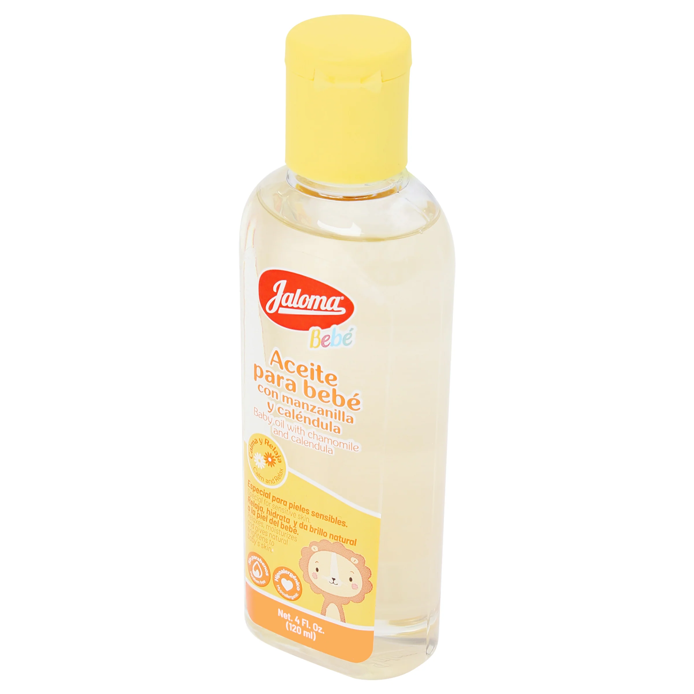 Jaloma Aceite Para Bebe Con Manzanilla Y Calendula 120 Ml - Image 3