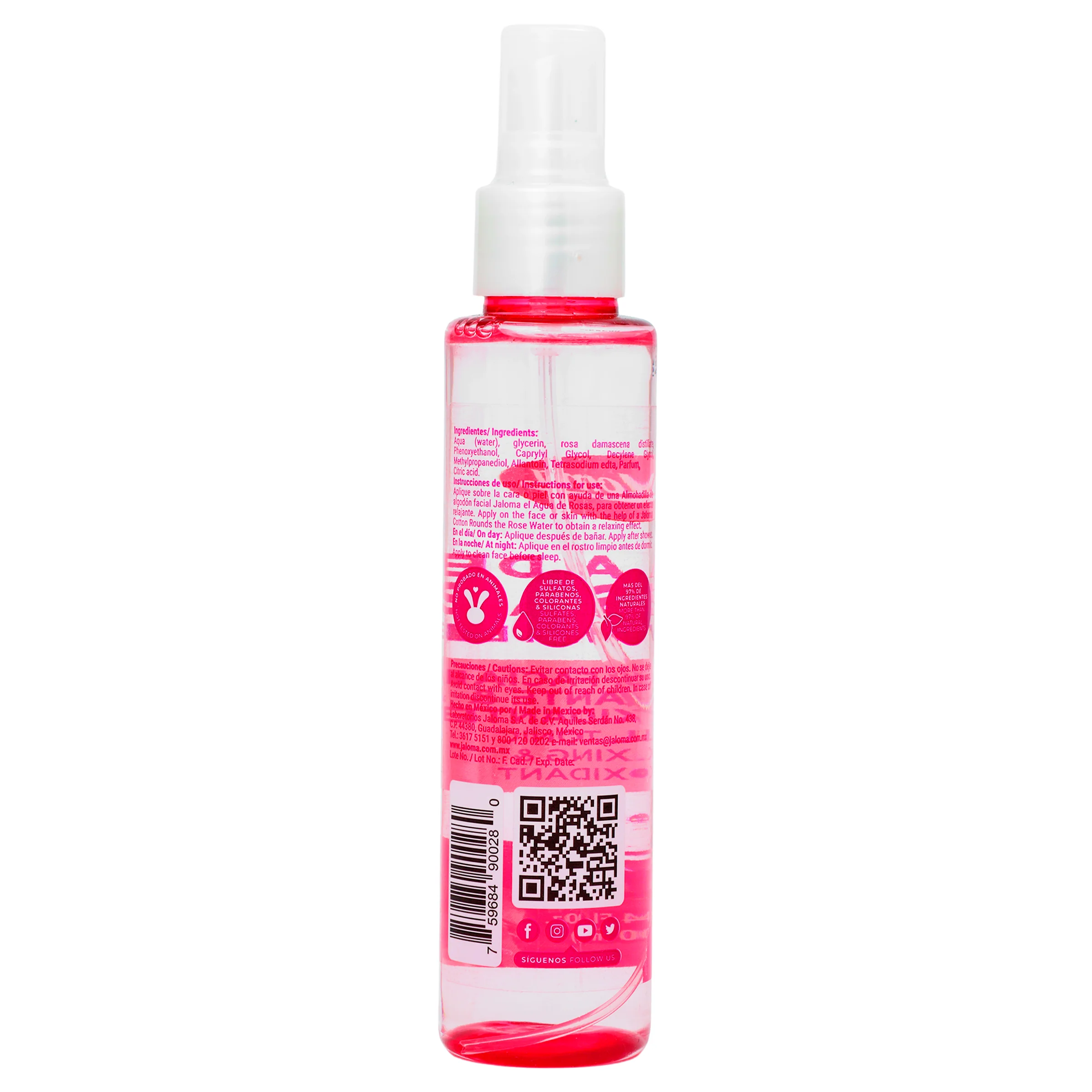Jaloma Agua De Rosas 130 Ml - Image 4