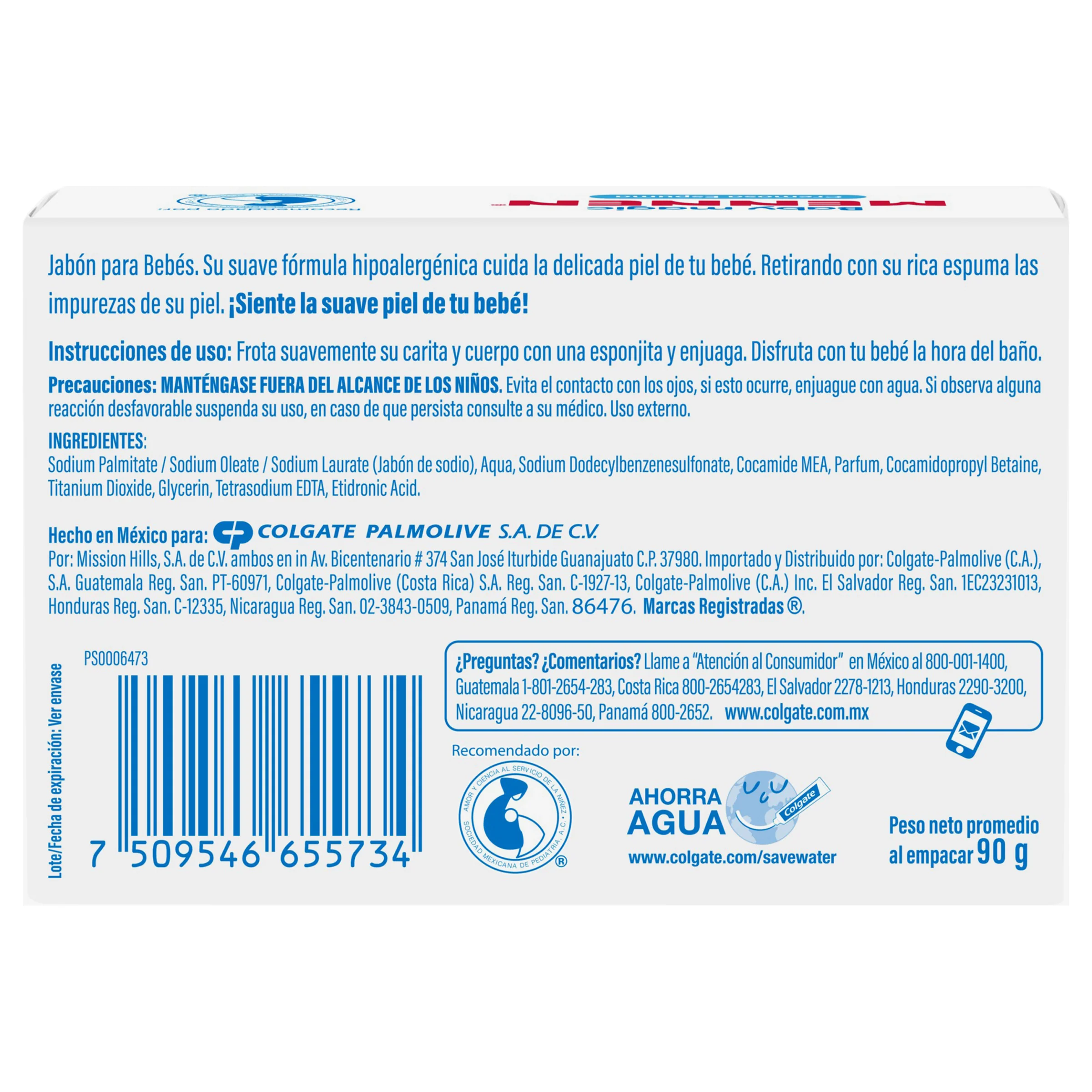 Jabon Mennen Baby Magic Regular Barra 90 G - Image 8