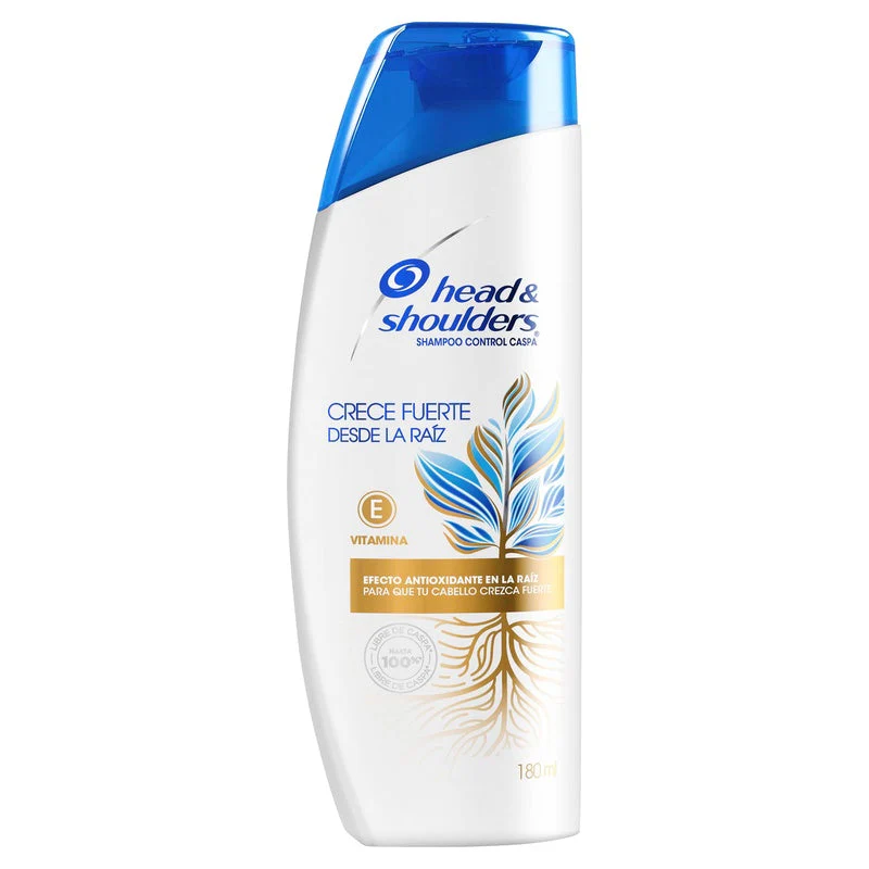 Shampoo Head & Shoulder Crece Fuerte Raiz 180 Ml