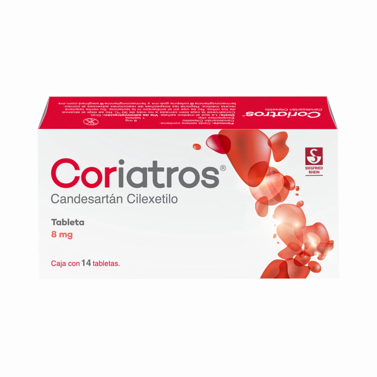 Coriatros 8 Mg - Caja Con 14 Tabletas (Candesartán) - Image 4