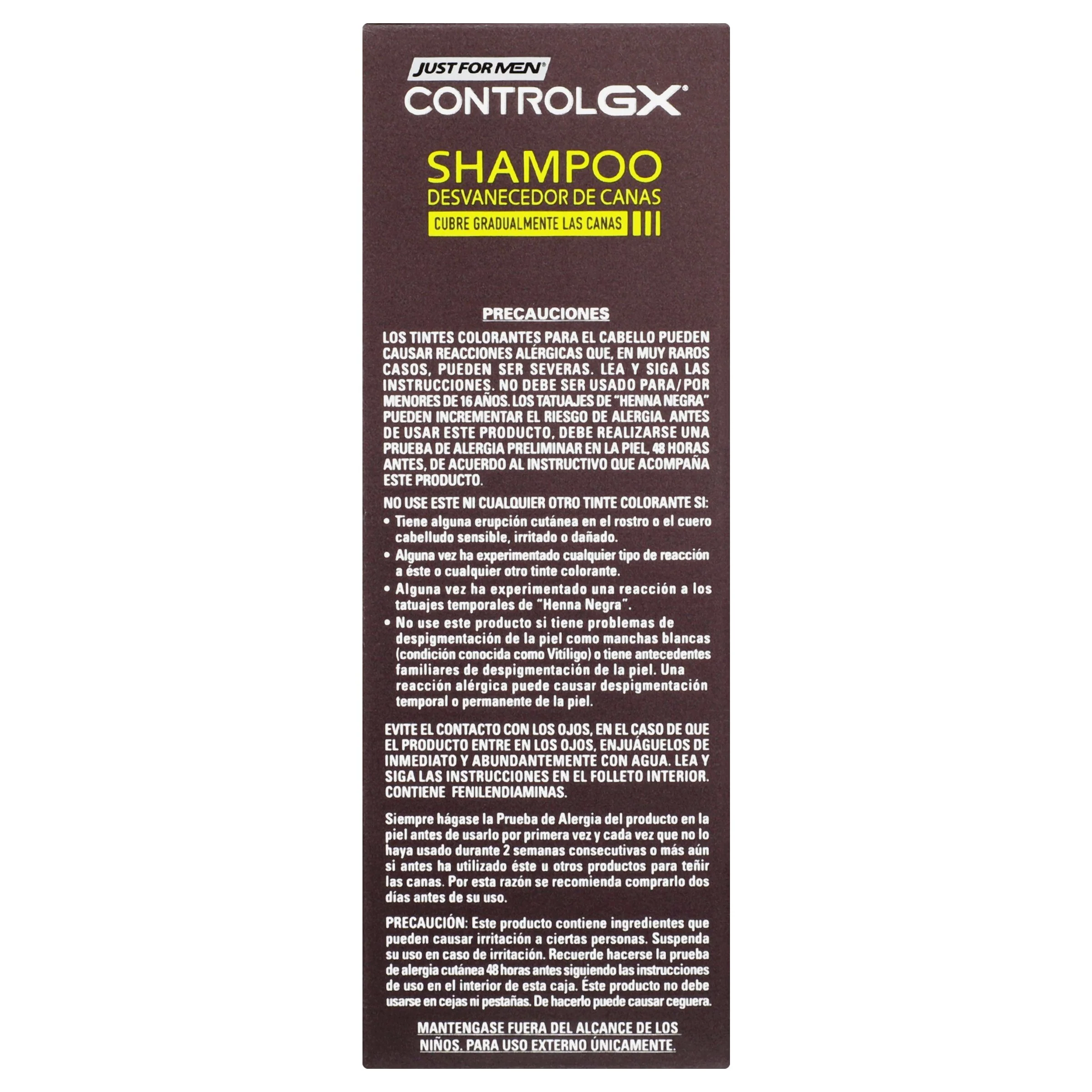Shampoo Tintes F-Men Controlgx 118 Ml - Image 4