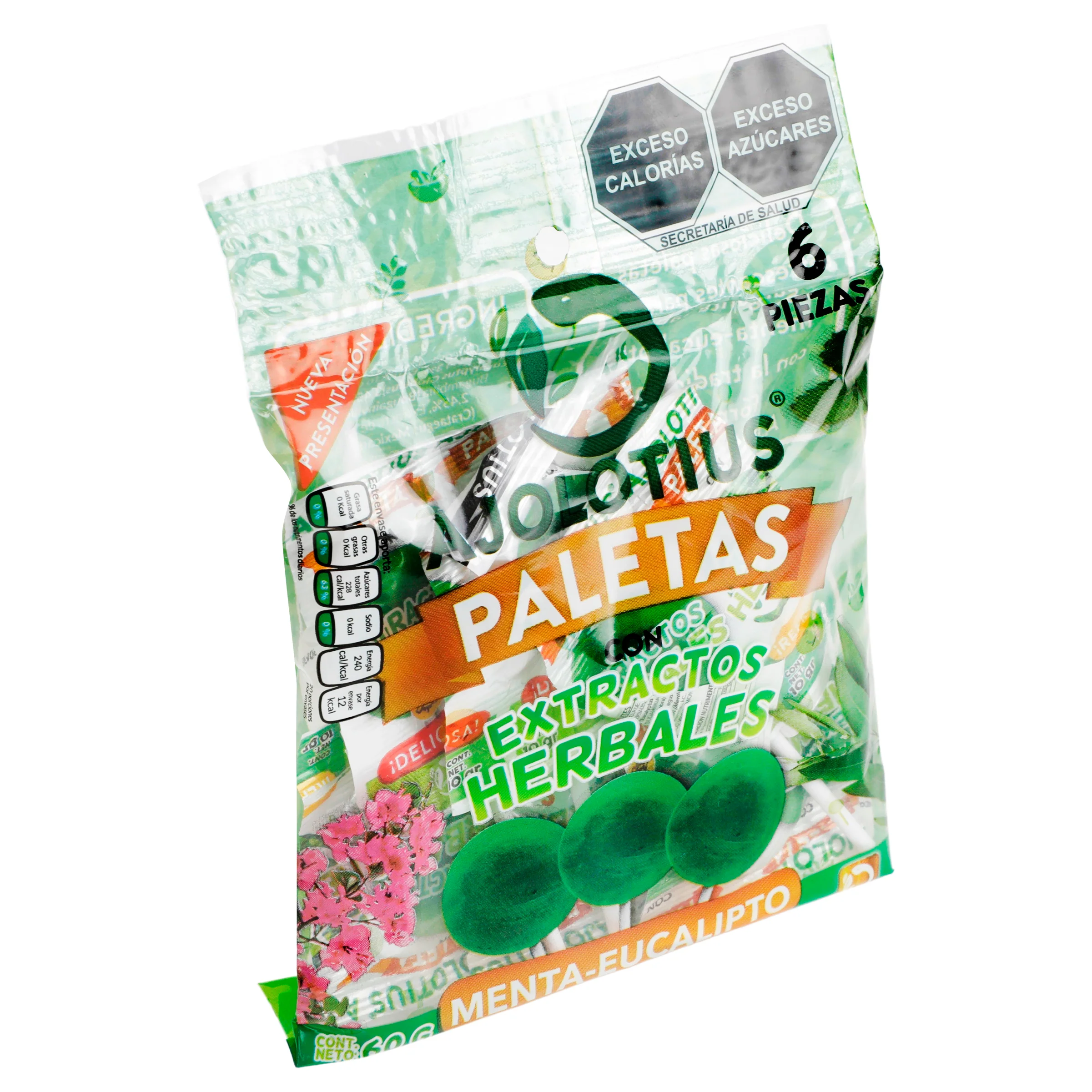 Ajolotius Paleta Menta Y Eucalipto Con 6 Piezas
