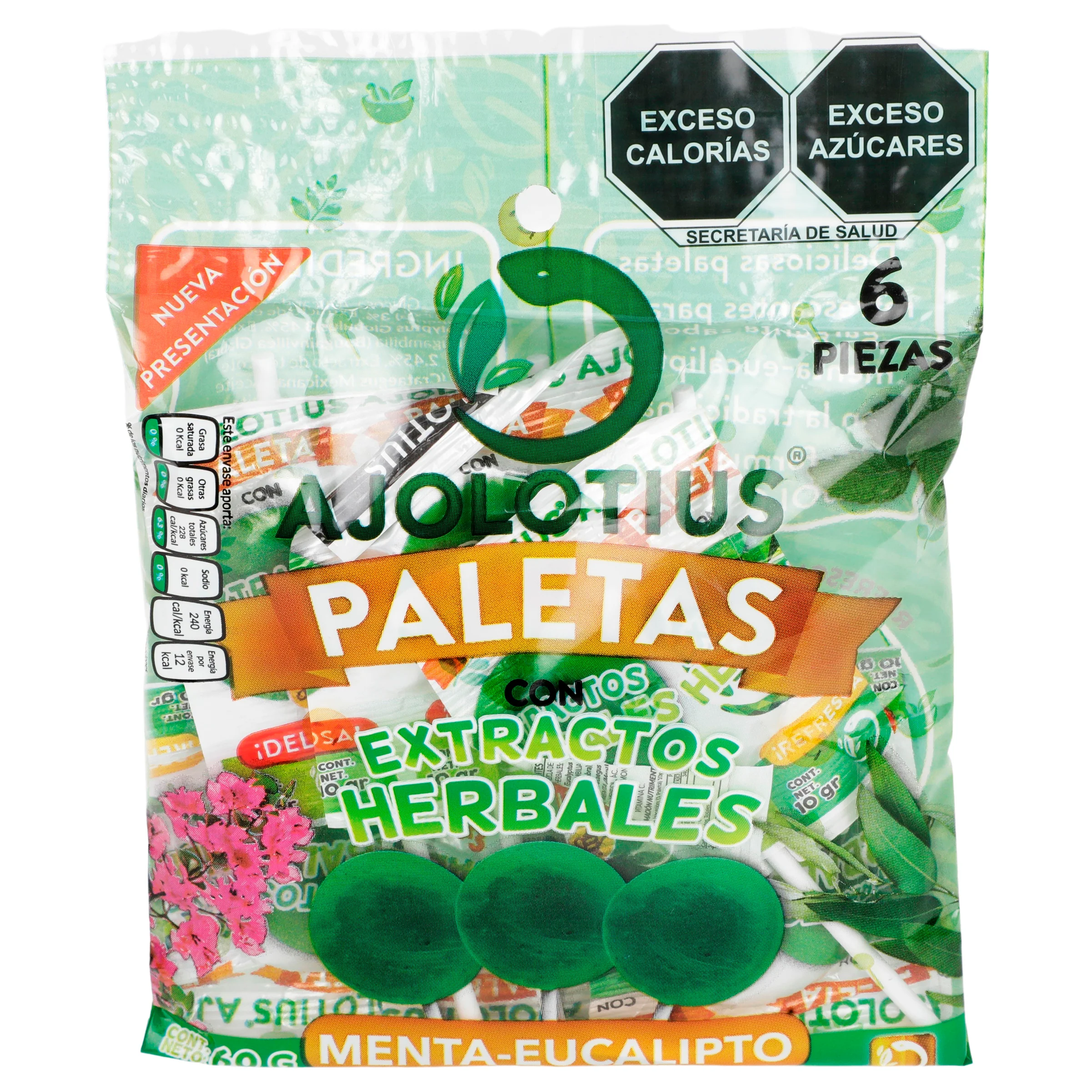 Ajolotius Paleta Menta Y Eucalipto Con 6 Piezas - Image 2
