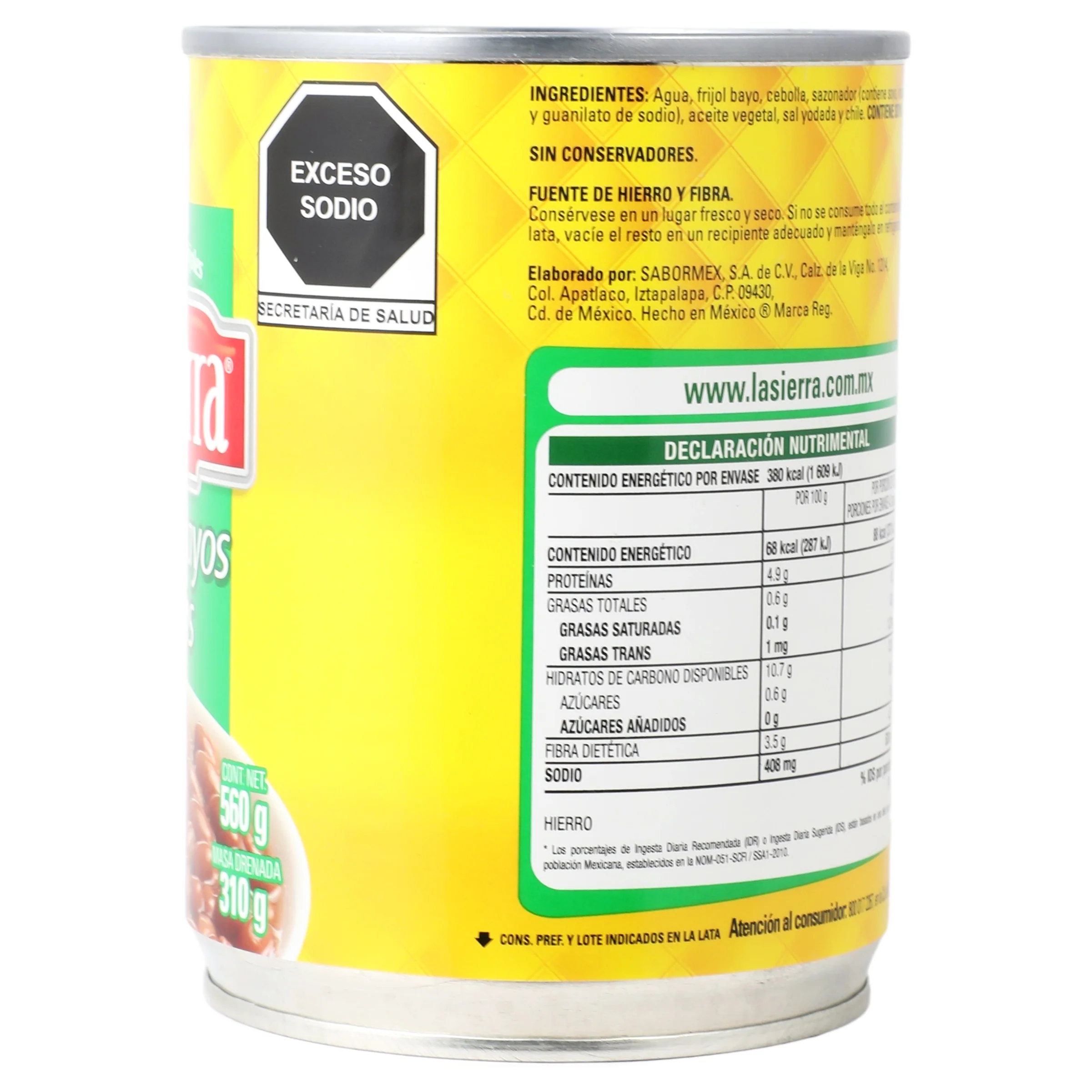 La Sierra Frijoles Bayos Enteros 560 G - Image 4