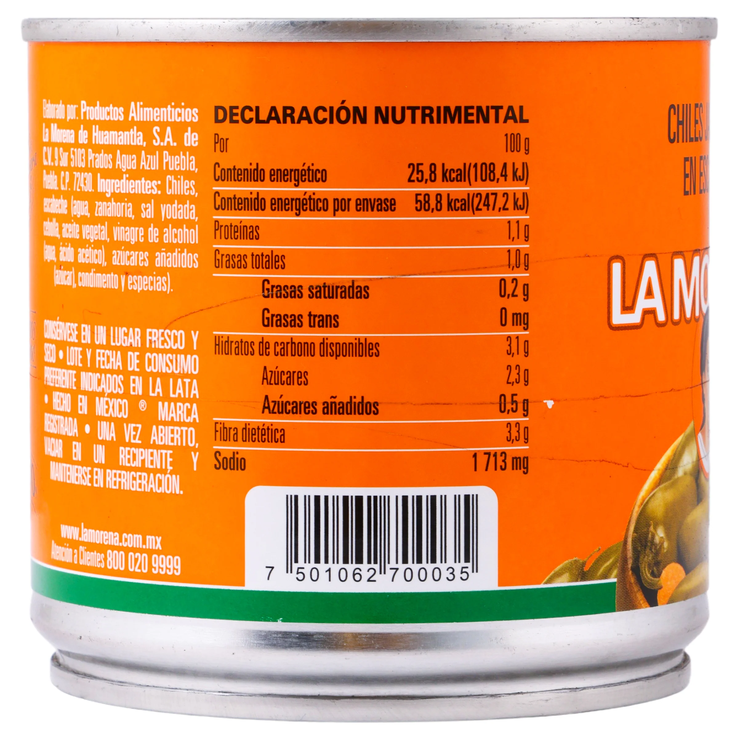 Chiles Jalapeños La Morena 380 Gr - Image 7
