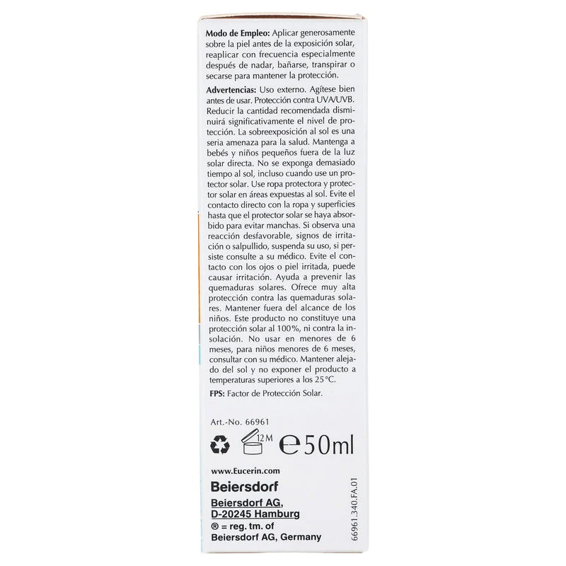 Bloqueador Eucerin Hydro Fluido Fps 50 50 Ml - Image 11