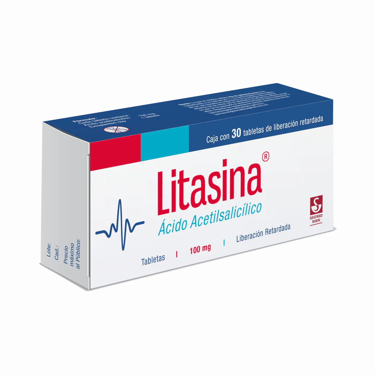 Latasina 100 Mg - Caja Con 30 Tabletas (Ácido Acetilsalicílico) - Image 3