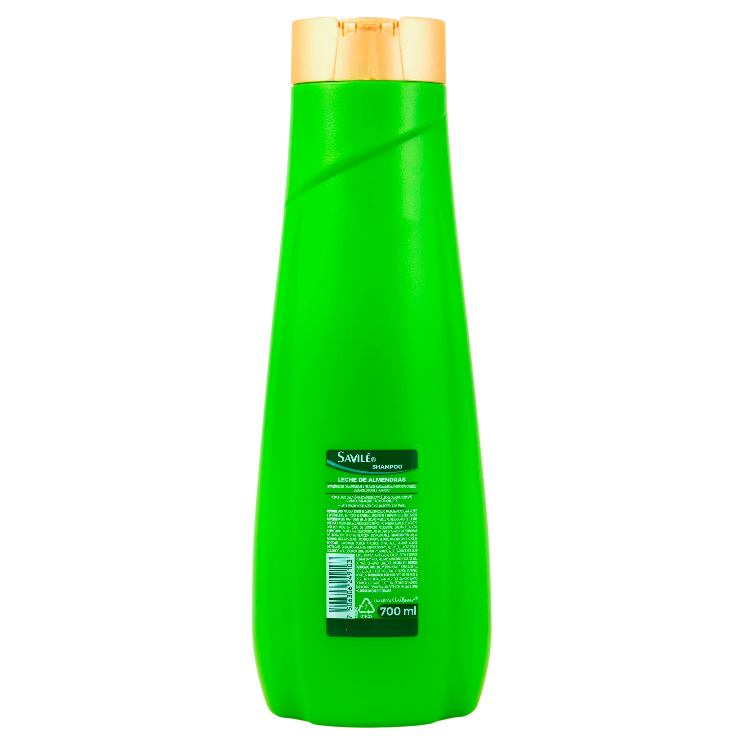 Shampoo Savile Leche Alm-Sab Nut 700 Ml - Image 7