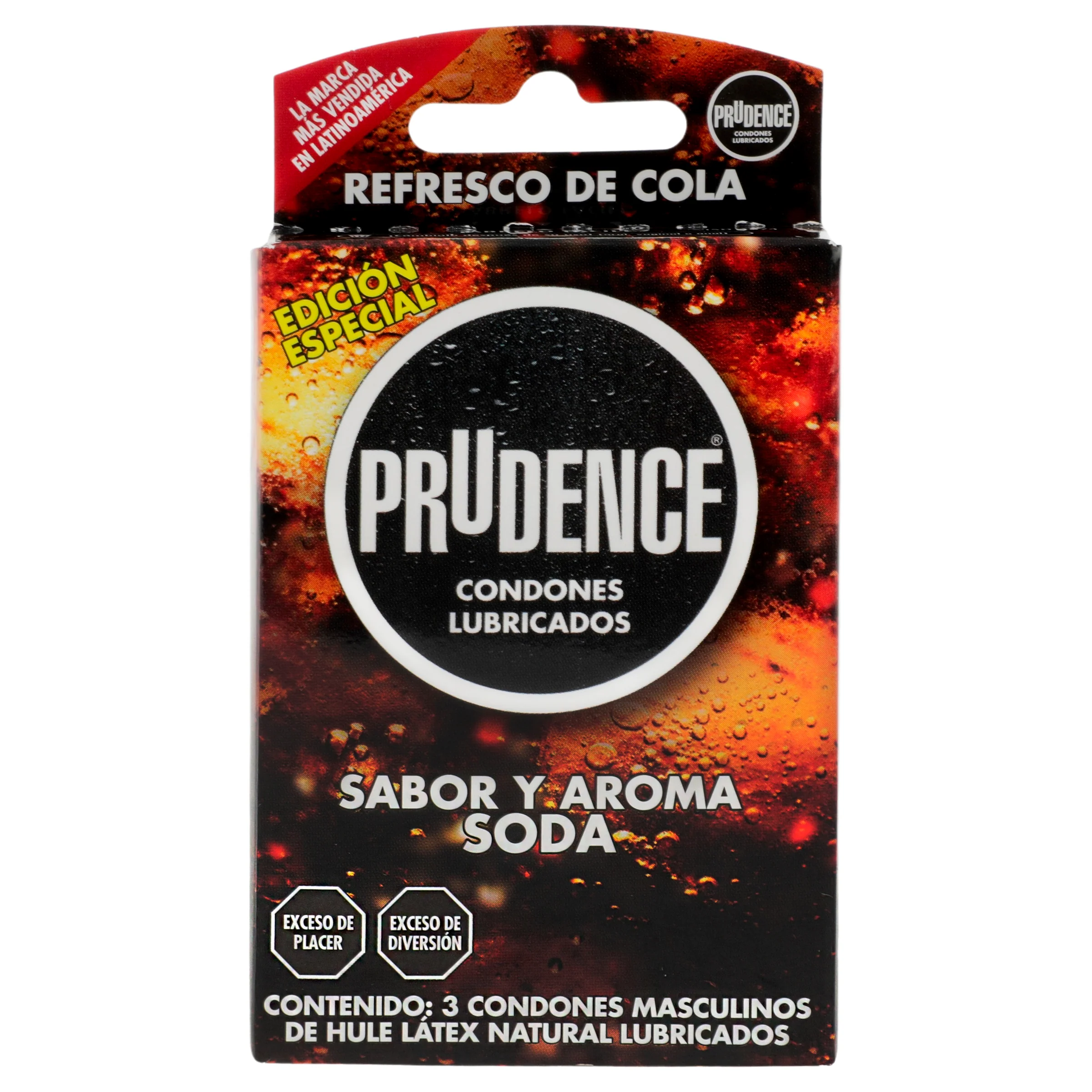 Preservativo Prudence Sab-Arom Soda Con 3