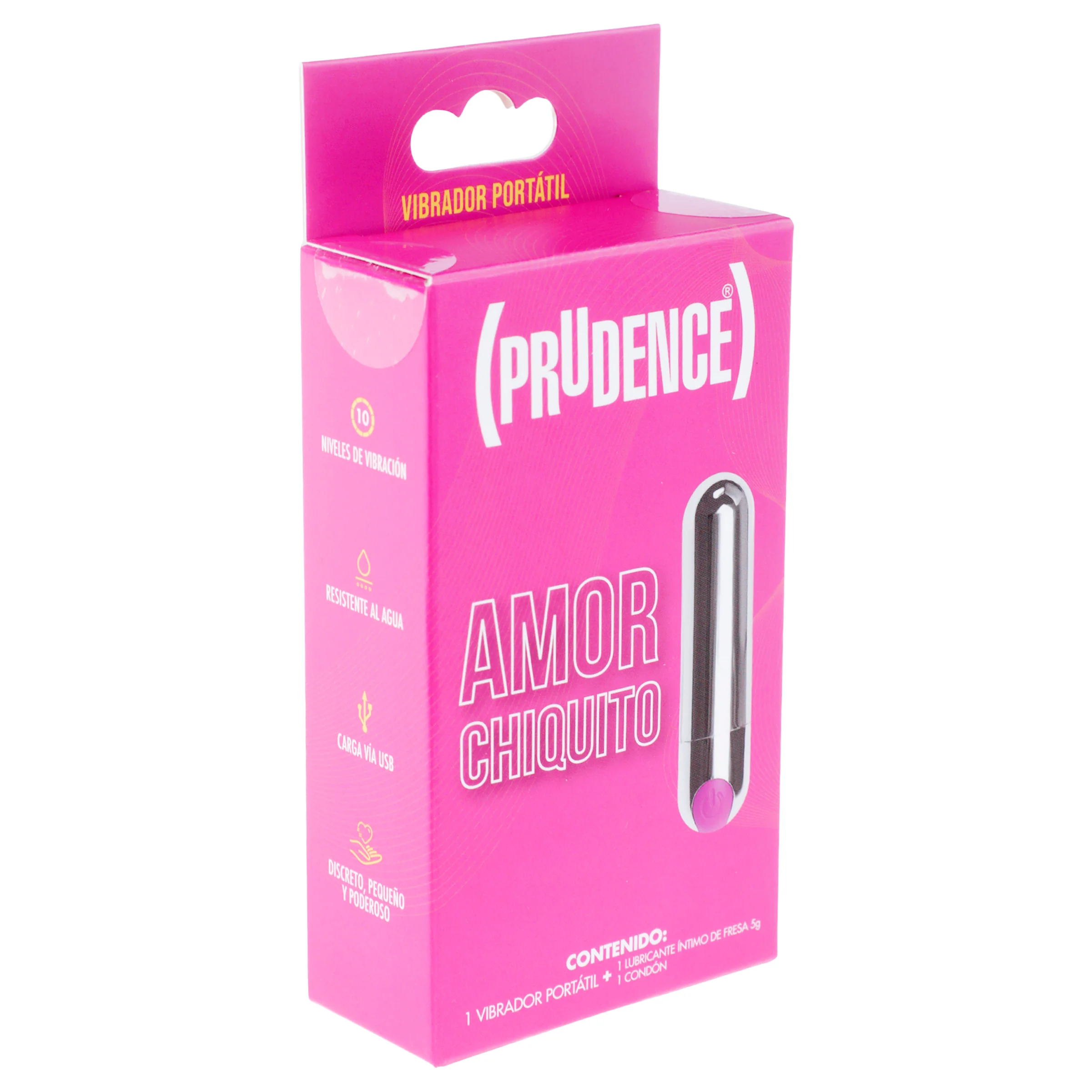 Vibrador Prudence +Lubricante +Preservativo - Image 2
