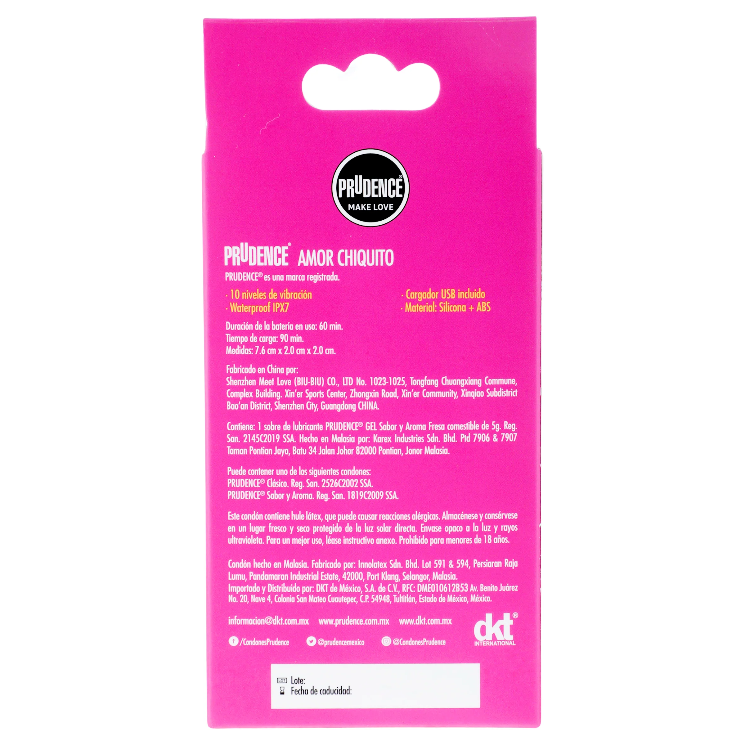 Vibrador Prudence +Lubricante +Preservativo - Image 7